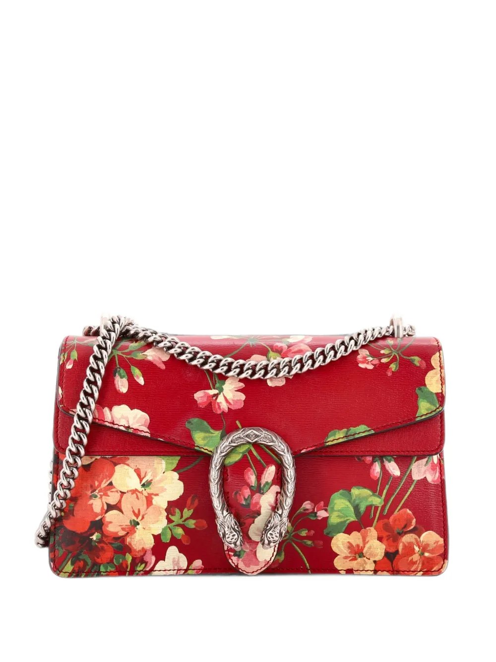 Dionysus Bag Blooms Print Leather Small shoulder bag
