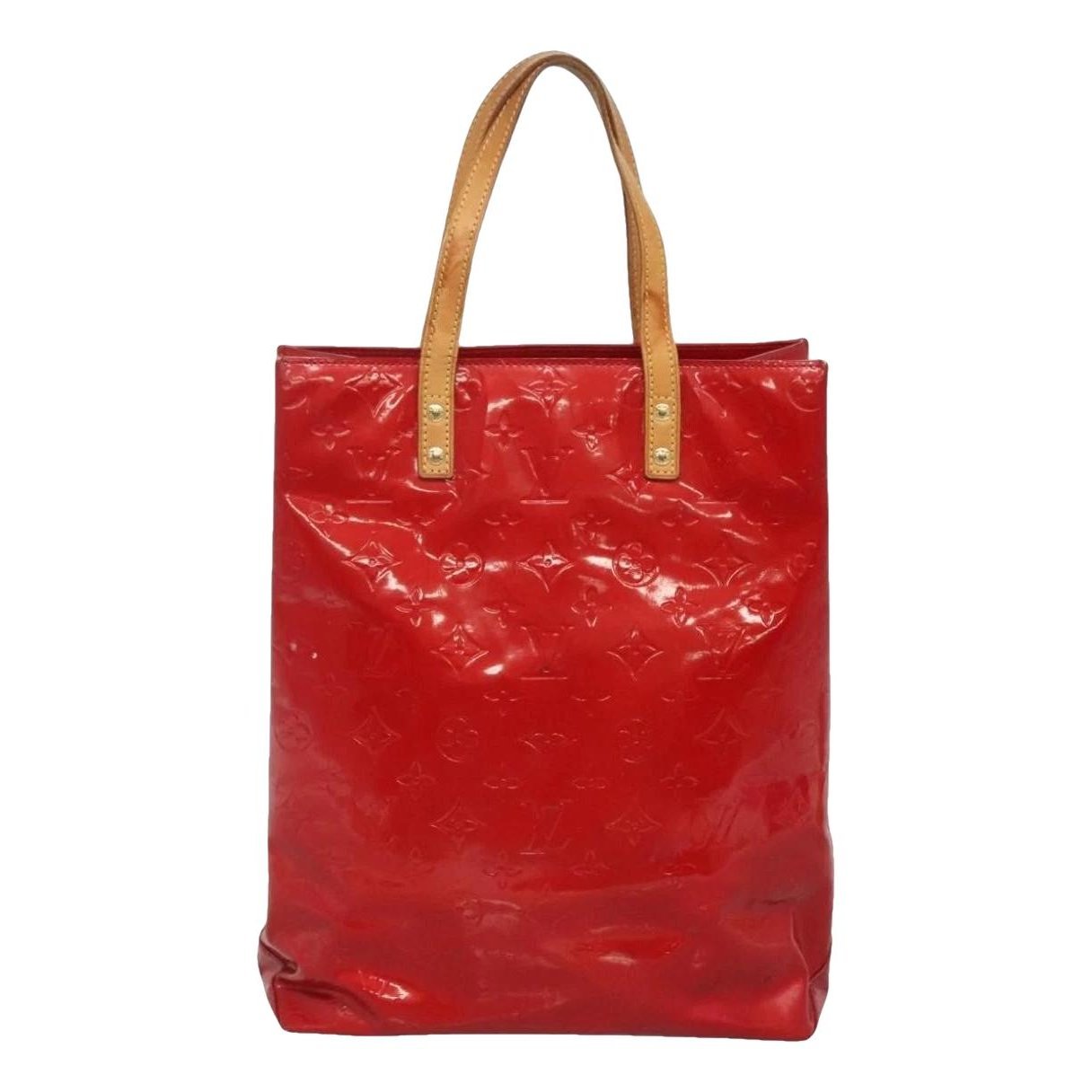 Patent leather handbag