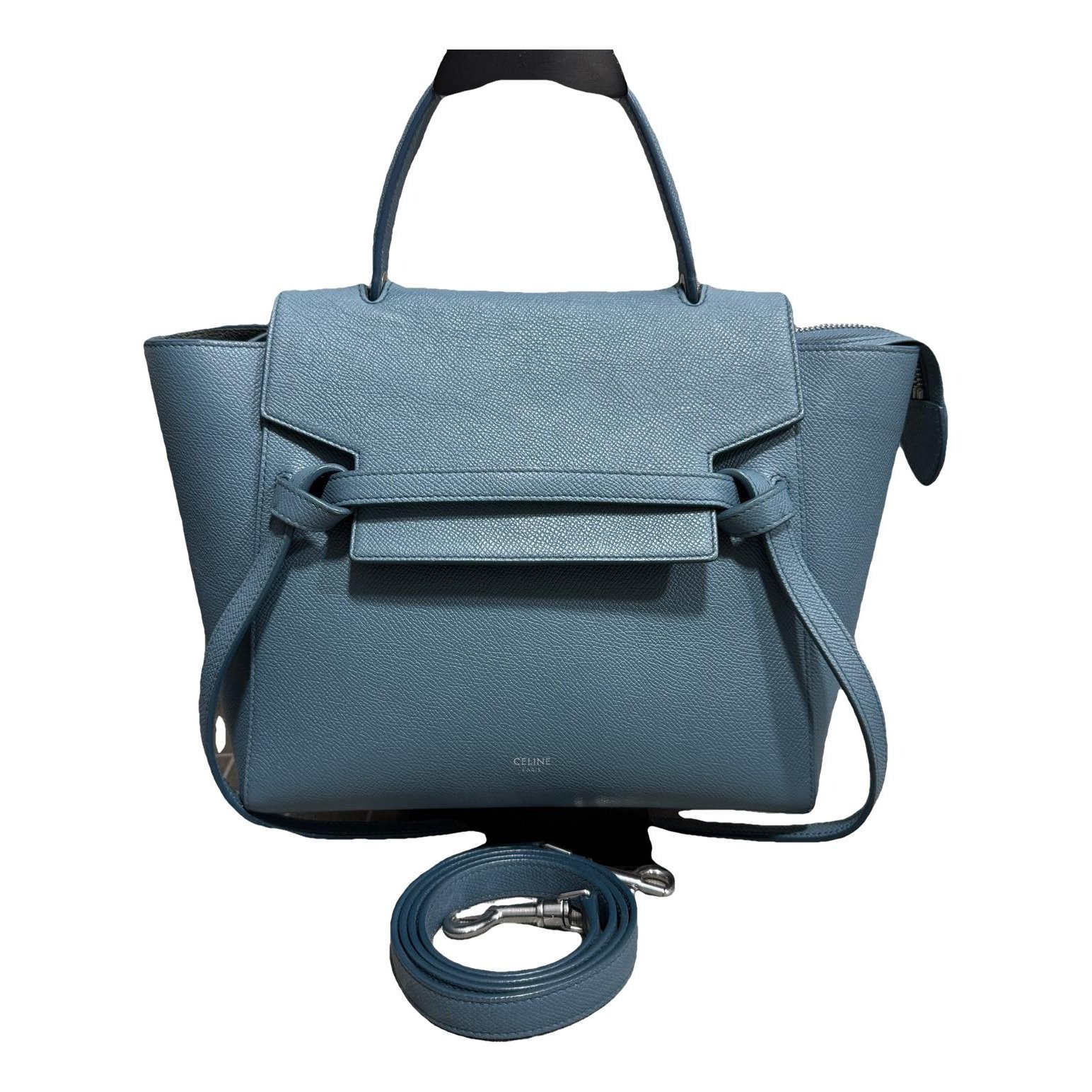 Belt leather handbag