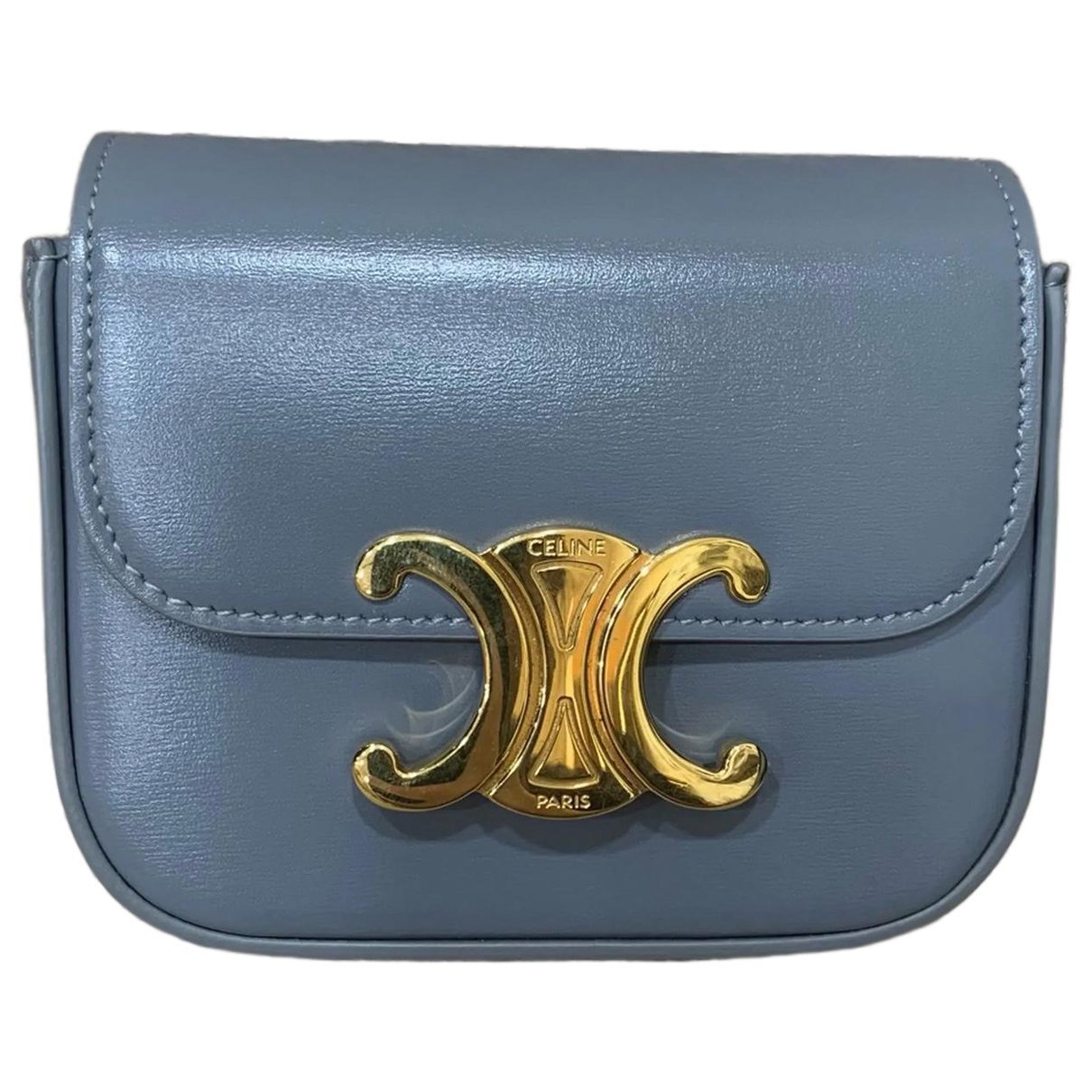 Triomphe leather crossbody bag