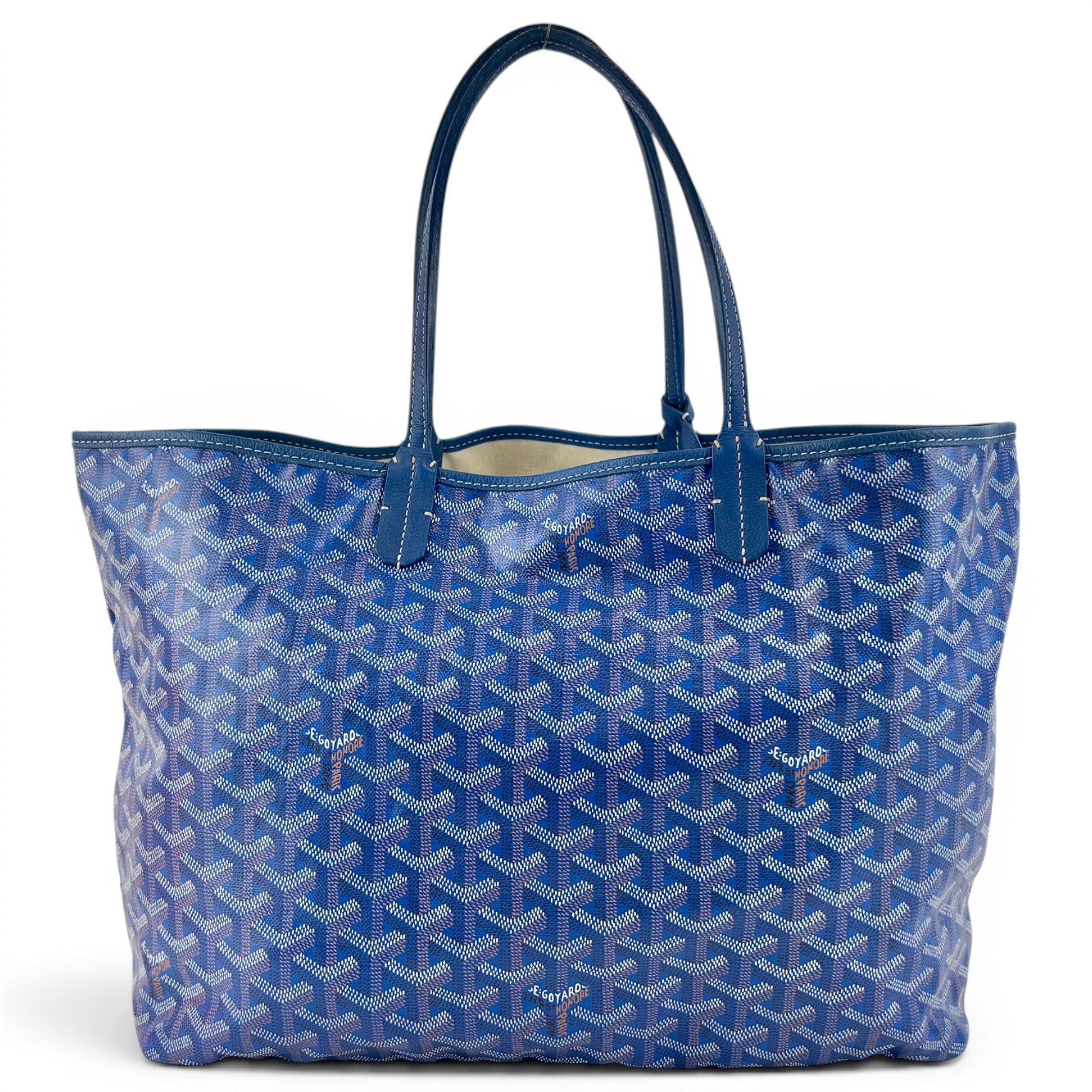 Goyard Saint-Louis leather tote