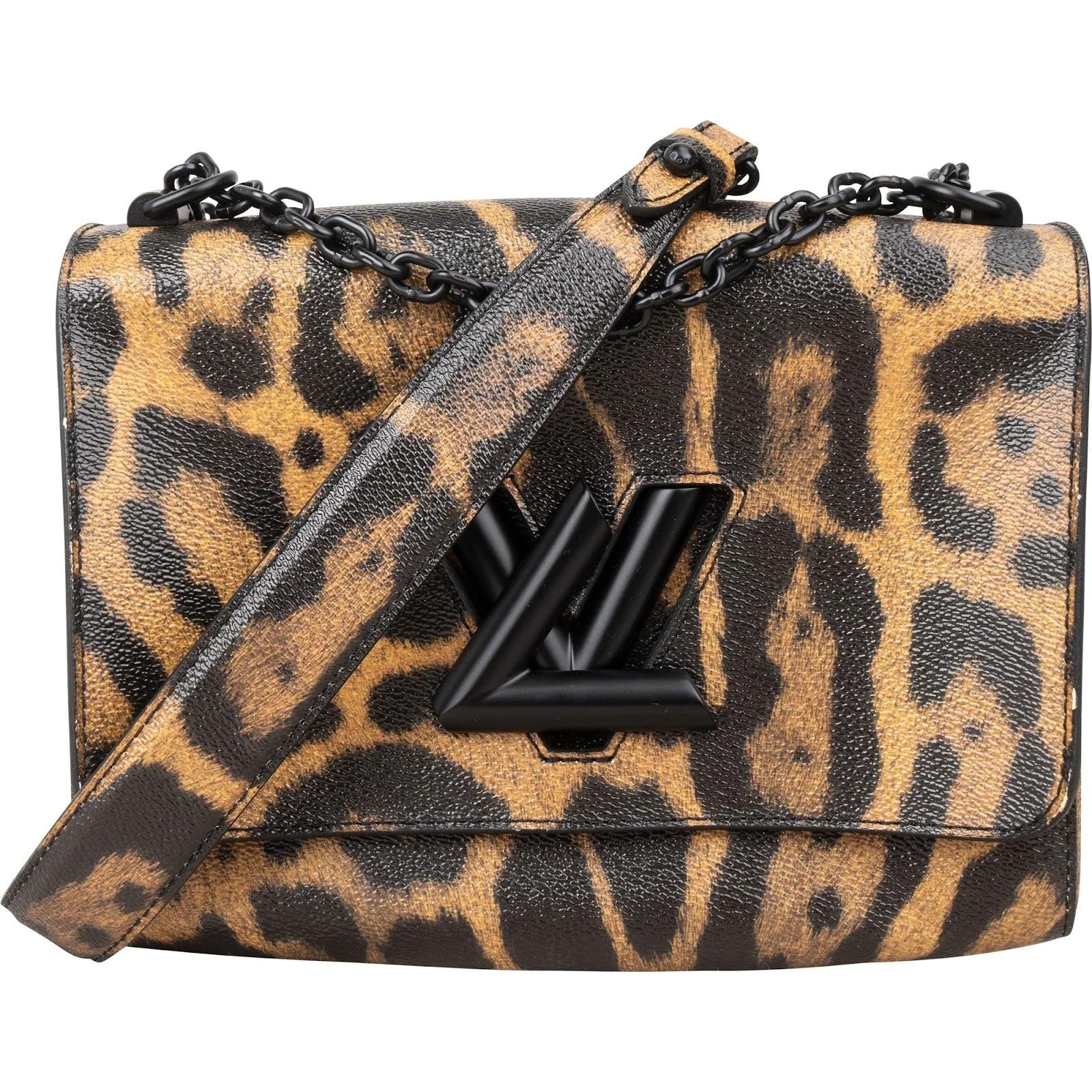 Twist leather crossbody bag