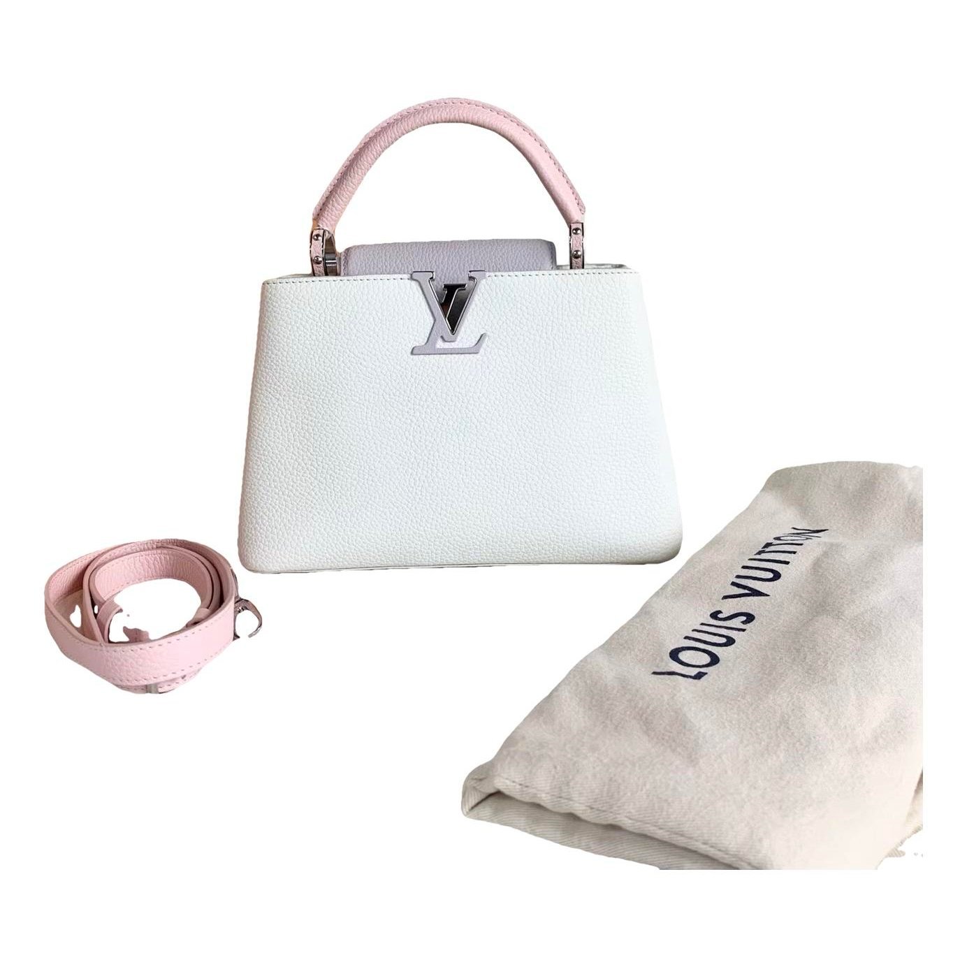 Capucines leather handbag