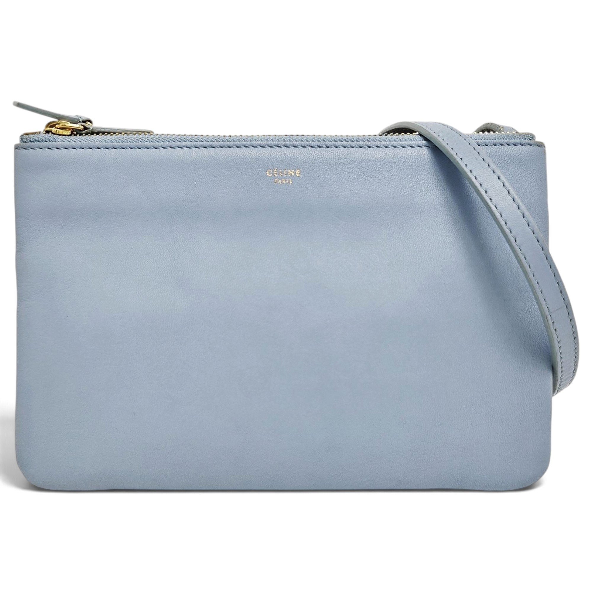 Trio leather crossbody bag