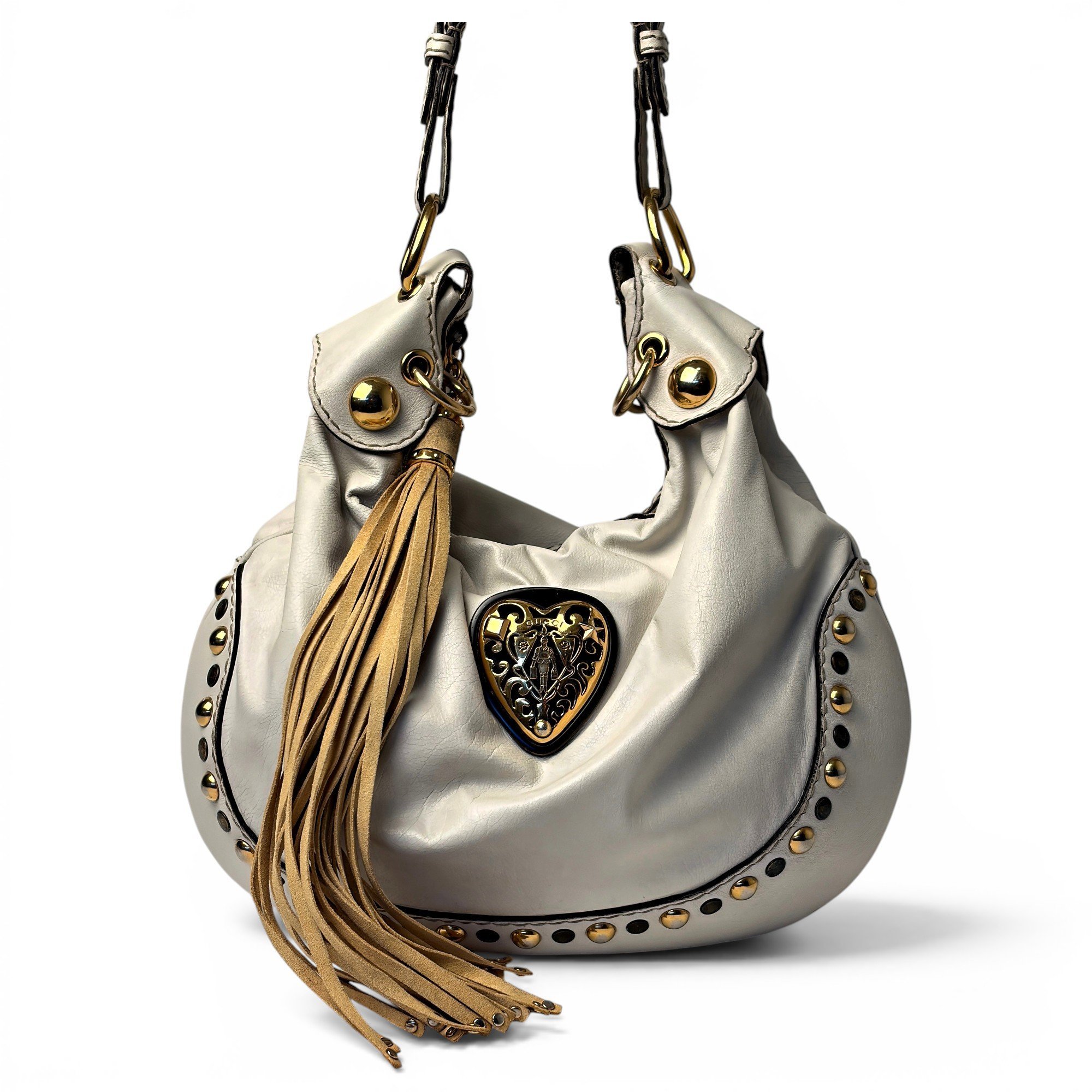Hobo leather handbag