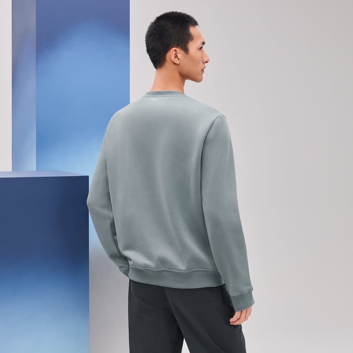 Eucalyptus "H Puzzle" Crewneck Sweater