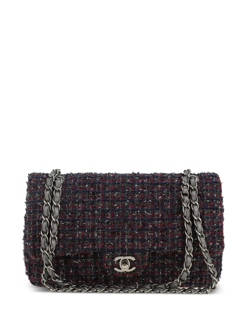 2016 Timeless Classic  tweed-chain shoulder bag
