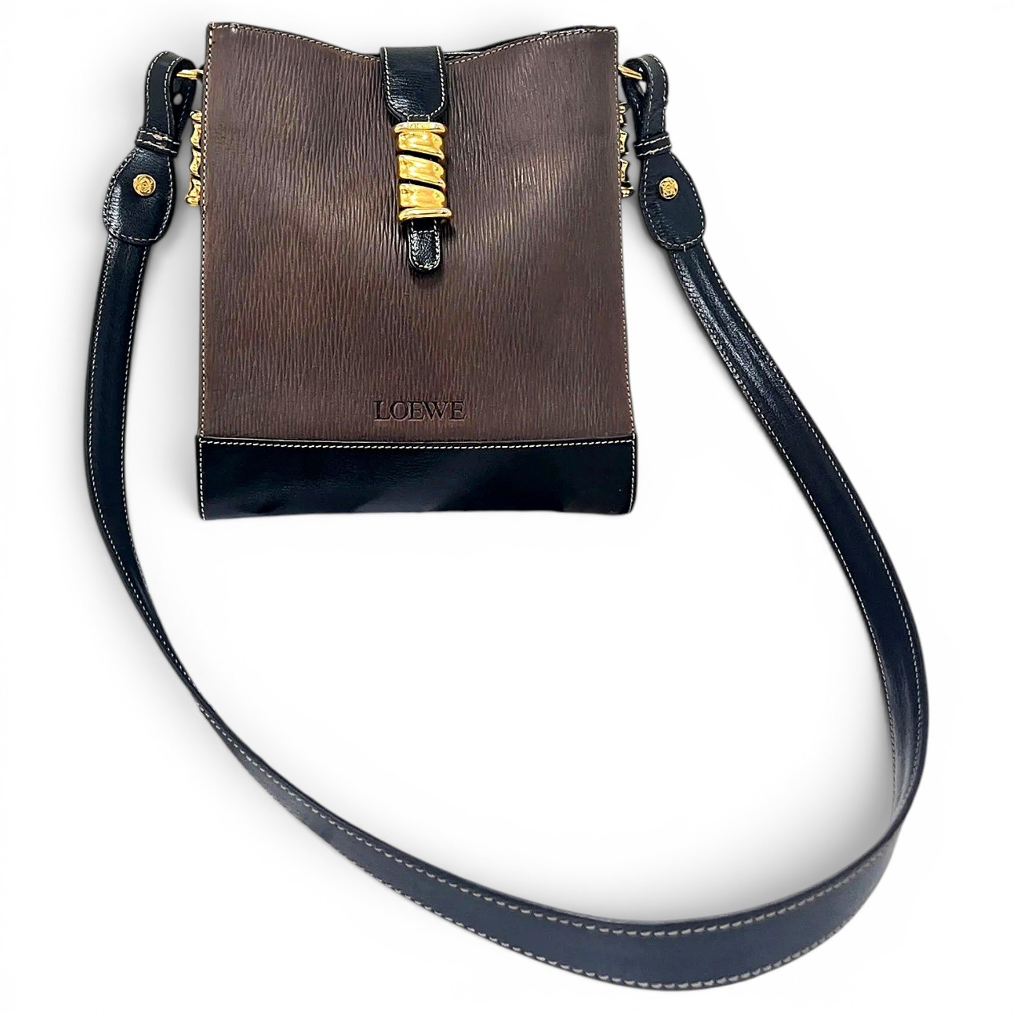 Leather crossbody bag