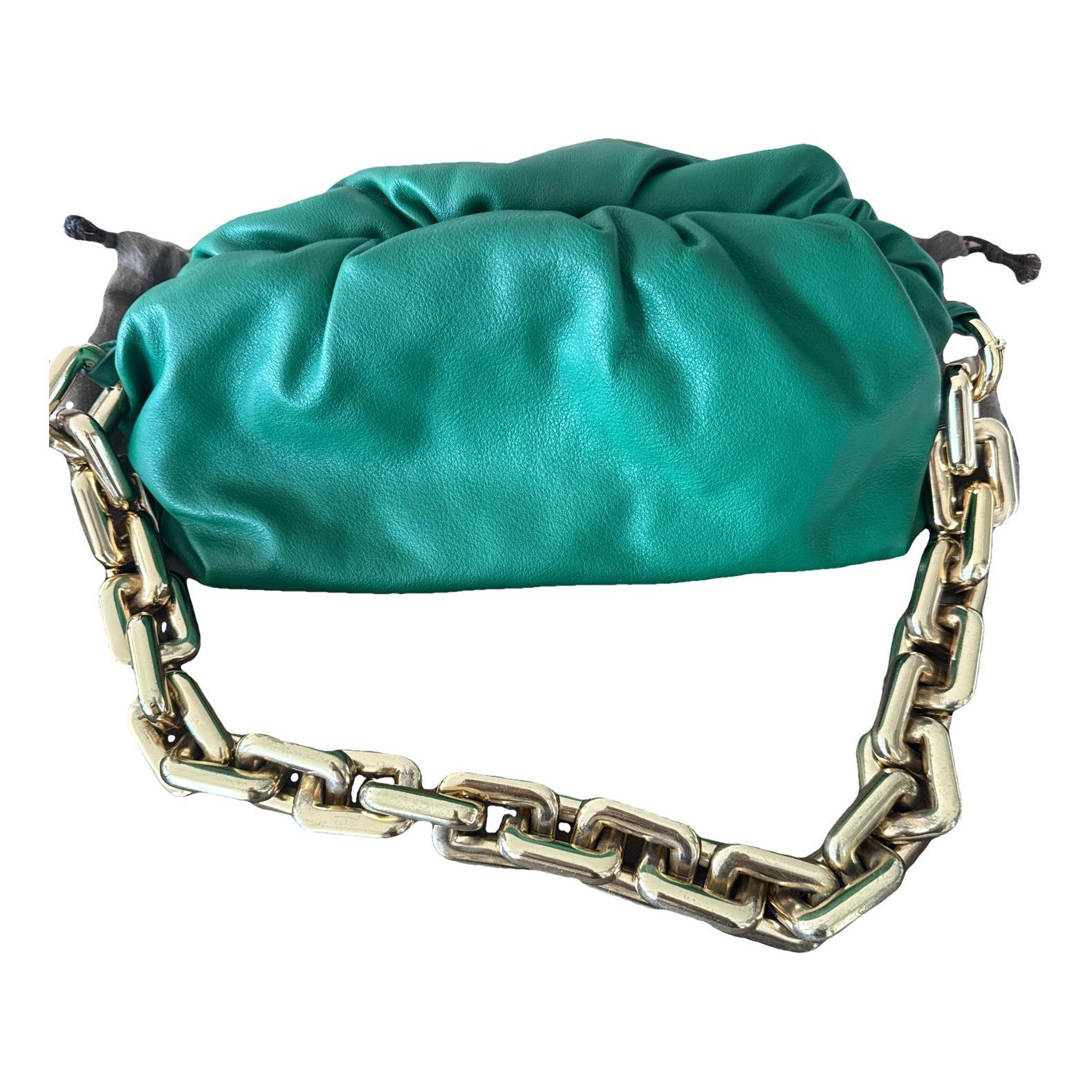 Chain Pouch leather handbag