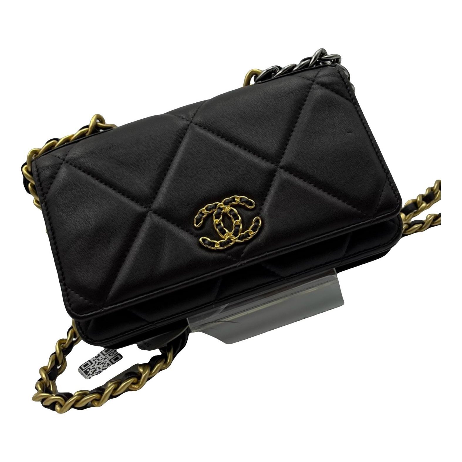 Wallet On Chain Chanel 19 leather handbag