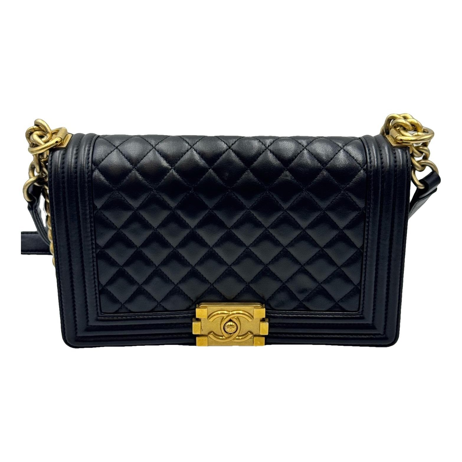 Boy leather crossbody bag