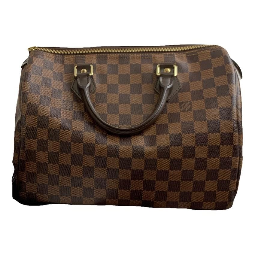 Speedy leather handbag