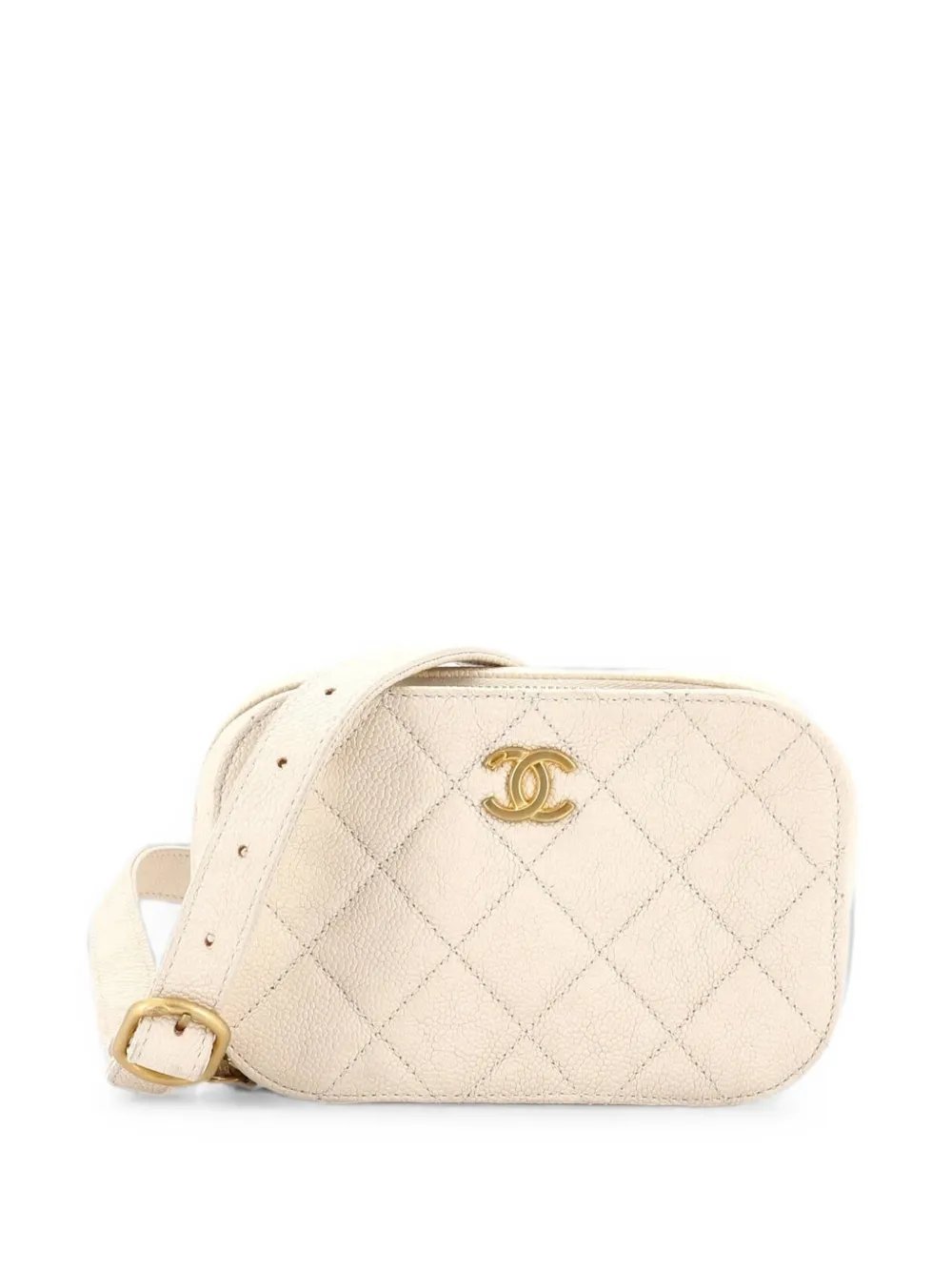 Chain Melody Camera Bag Quilted Caviar Small crossbody bag