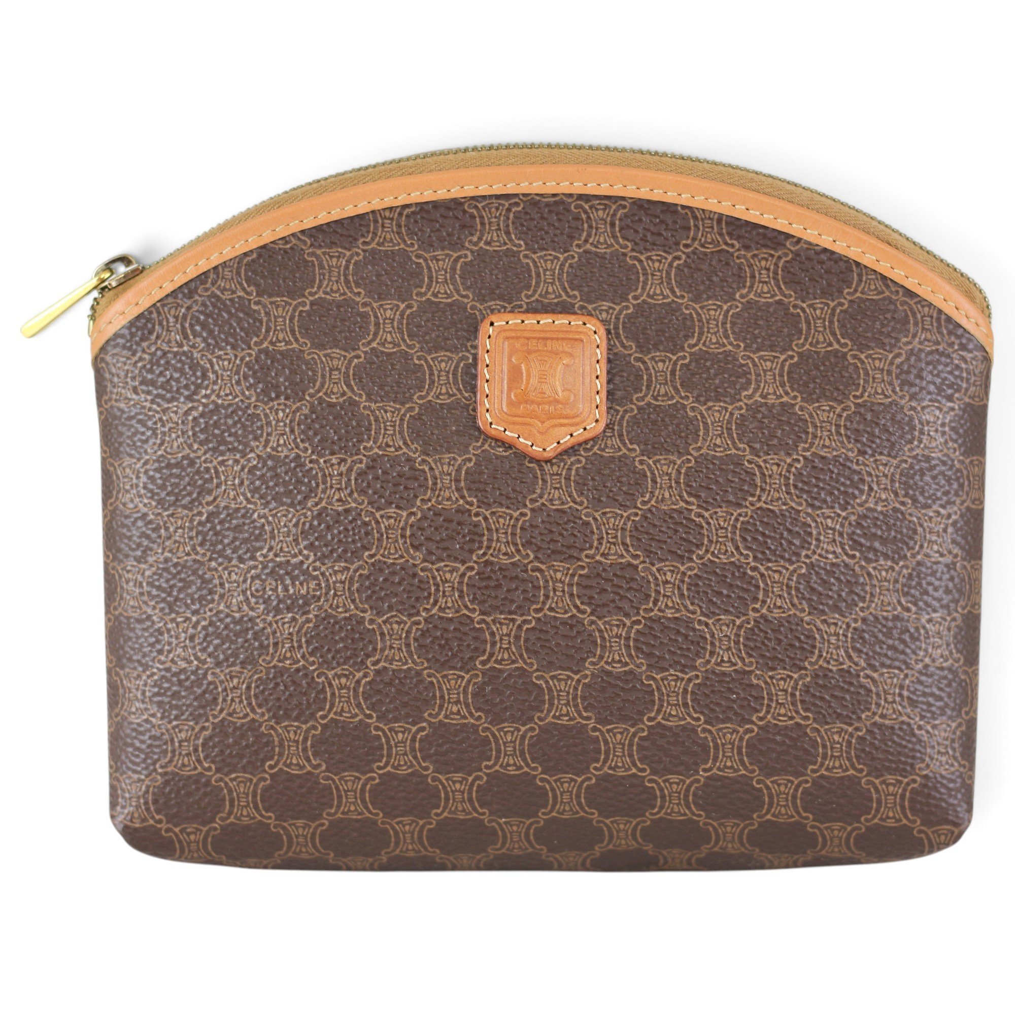 Leather vanity case