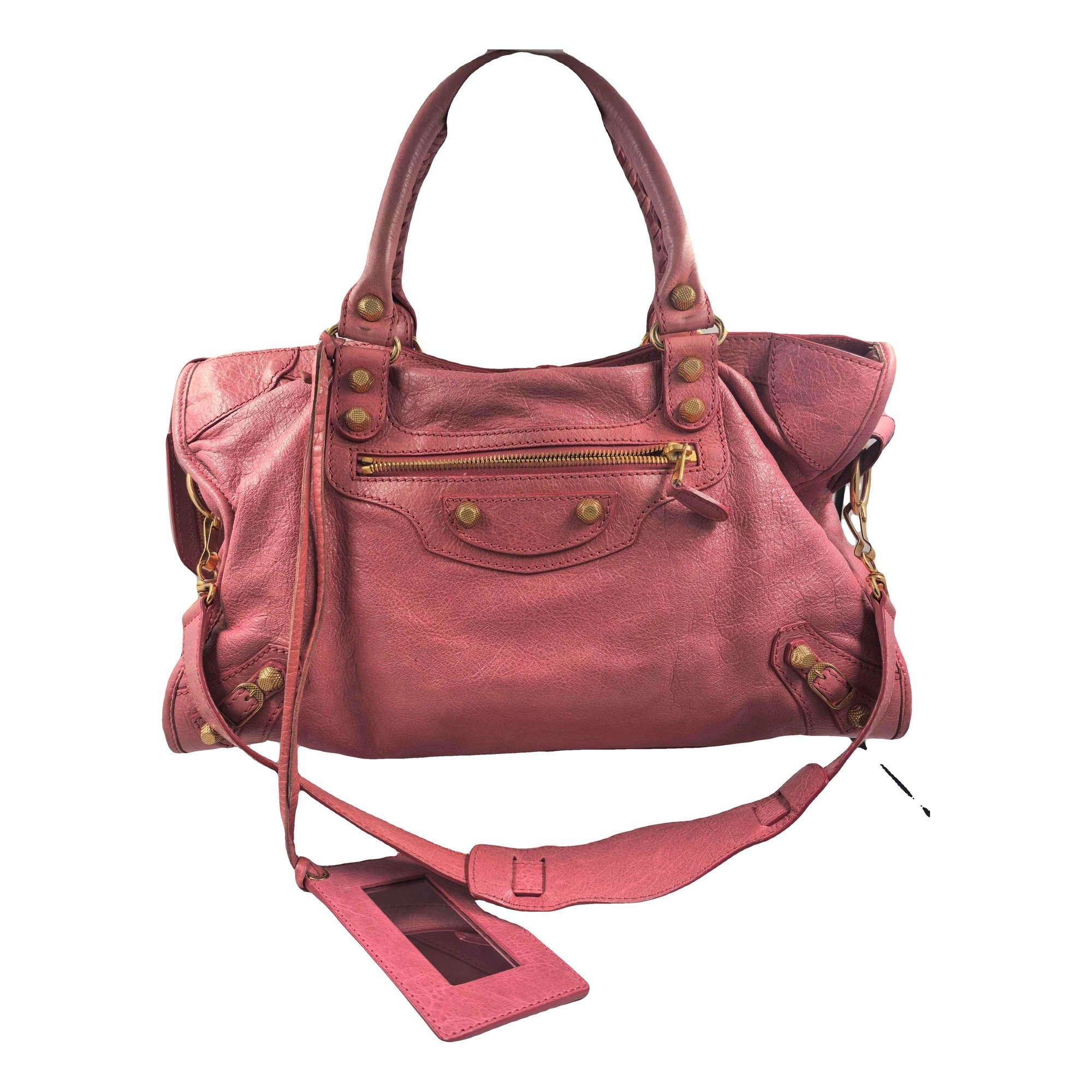 City leather bag