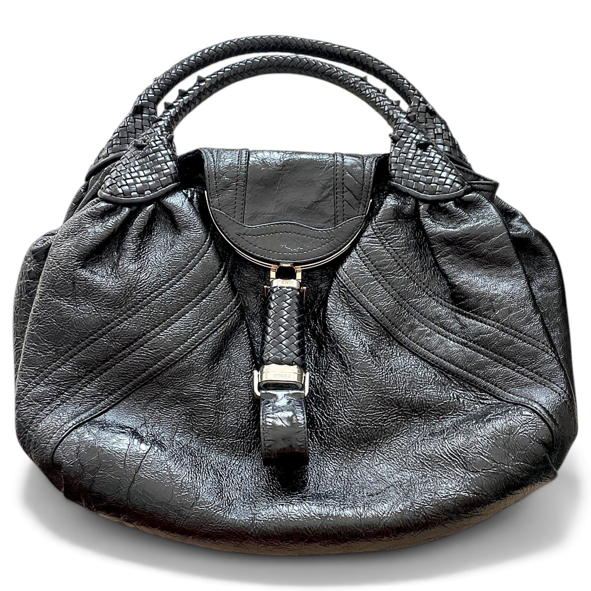Spy leather handbag