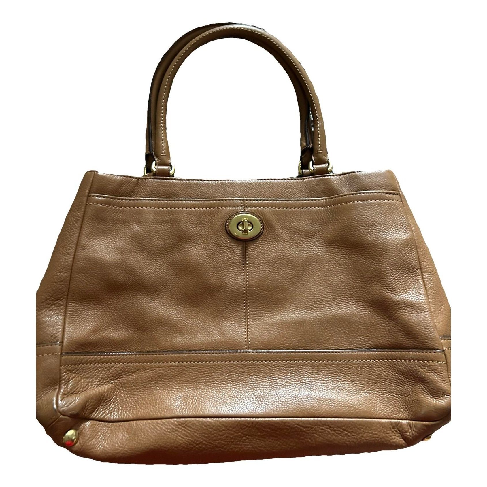 Leather tote