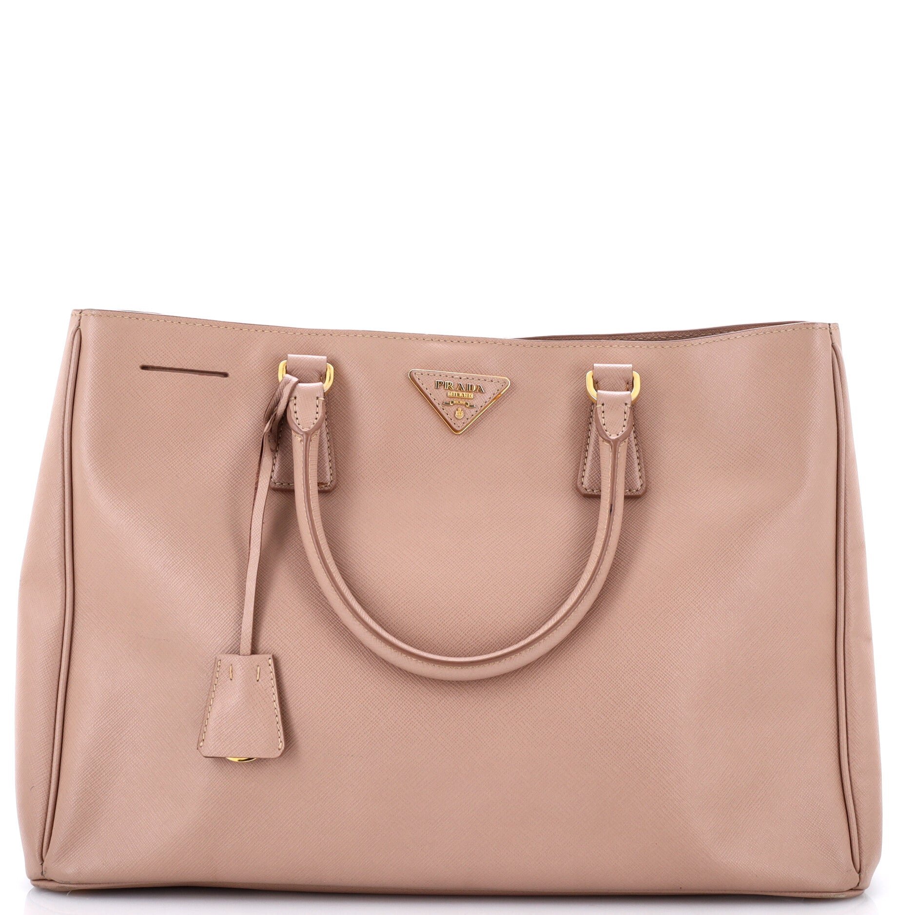 Lux Open Tote Saffiano Leather Large