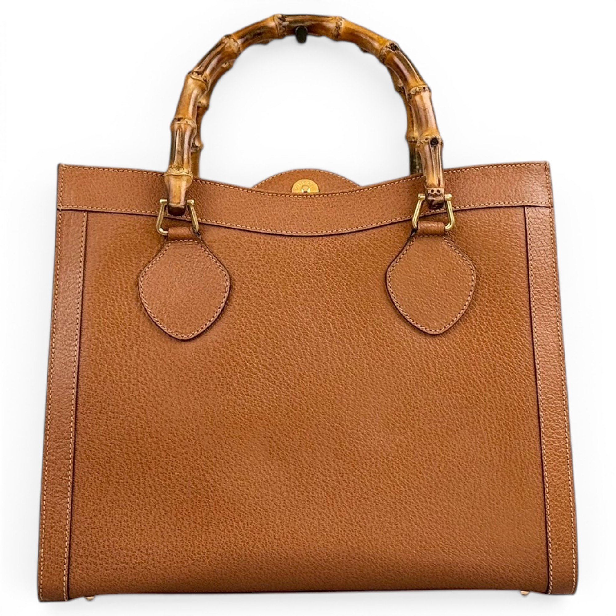 Diana Bamboo leather tote