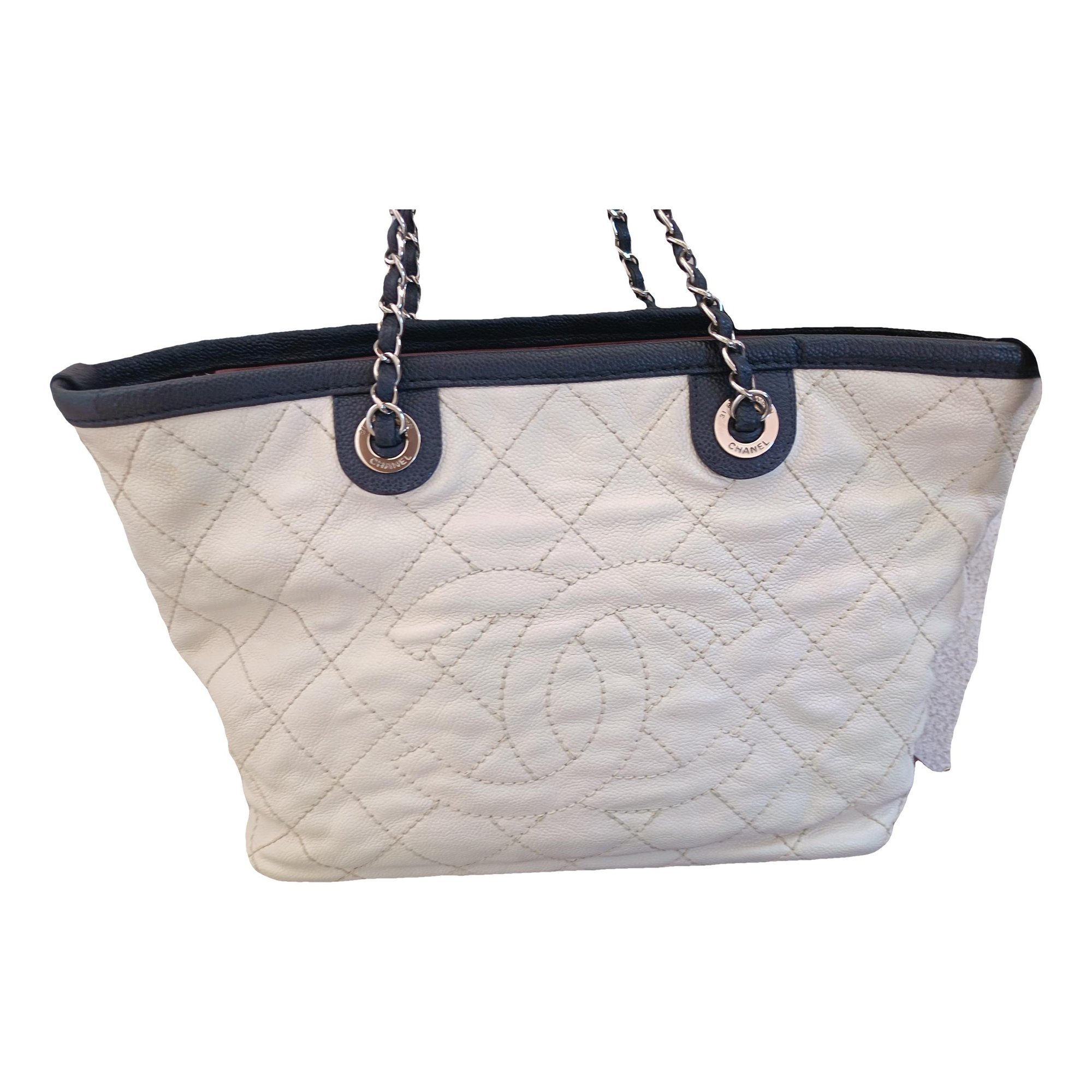 Leather tote