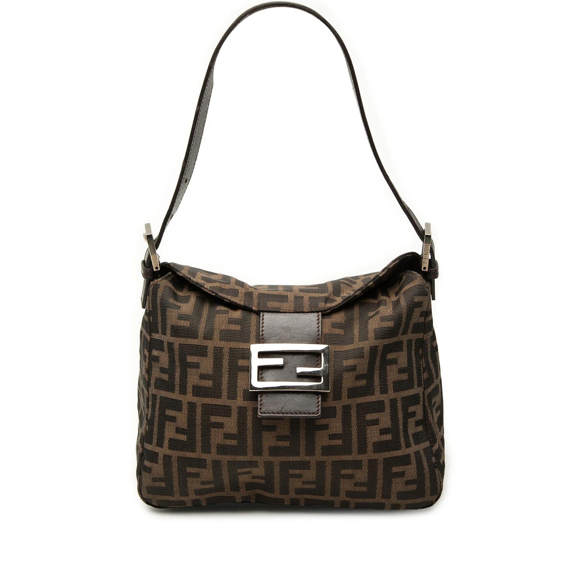 Pocket leather handbag