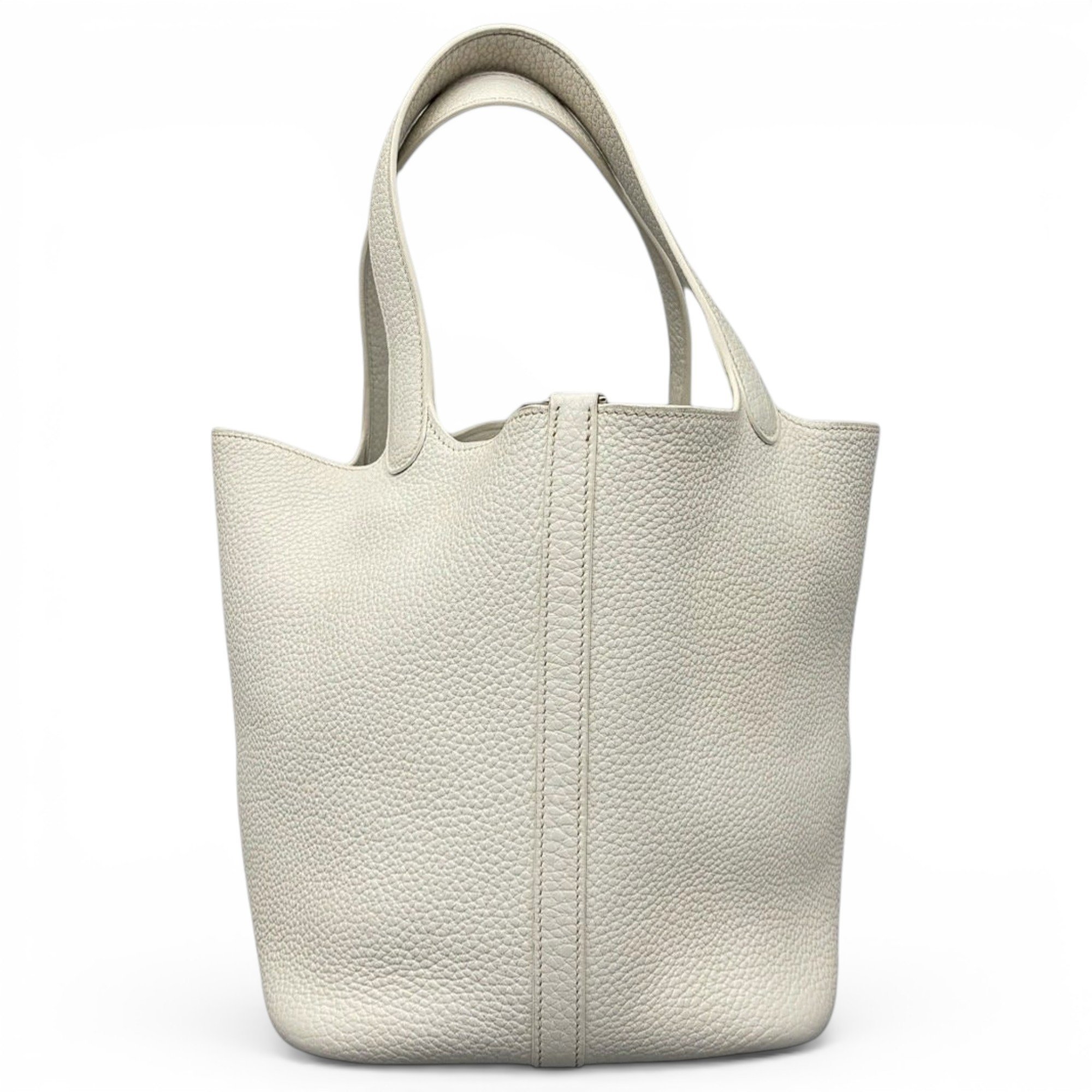 Picotin leather handbag