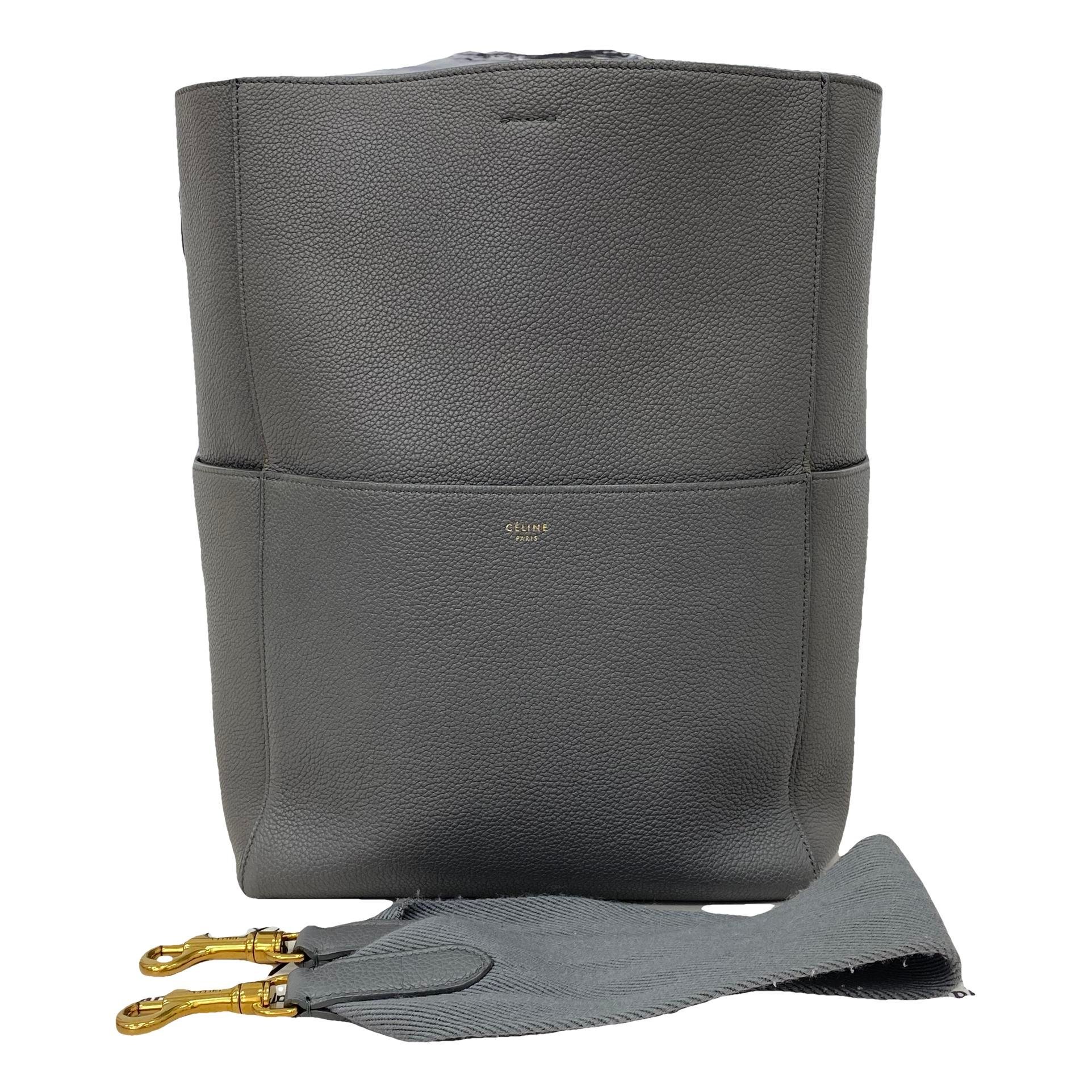 Seau Sangle leather handbag