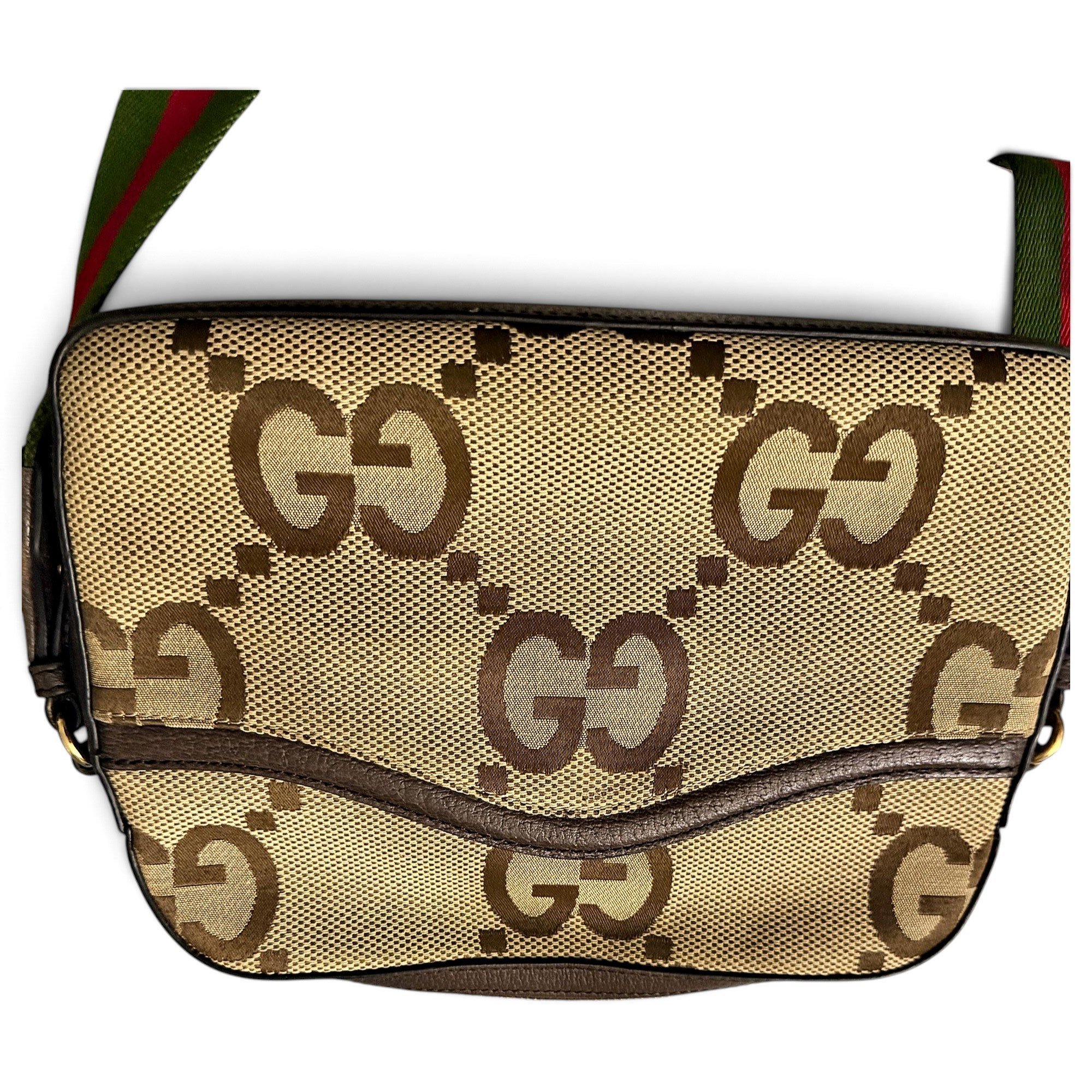Ophidia leather crossbody bag
