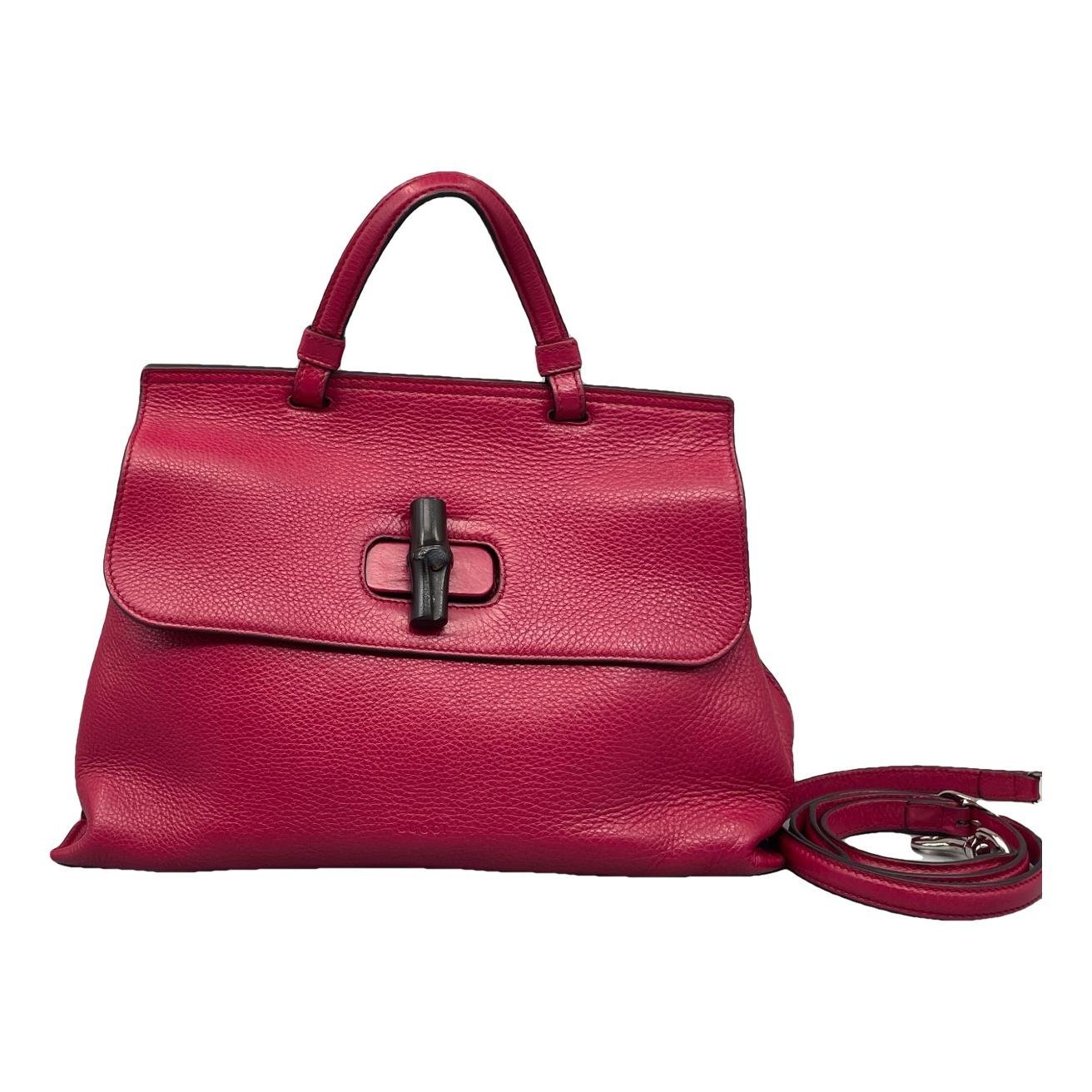 Bamboo Daily Top Handle leather handbag