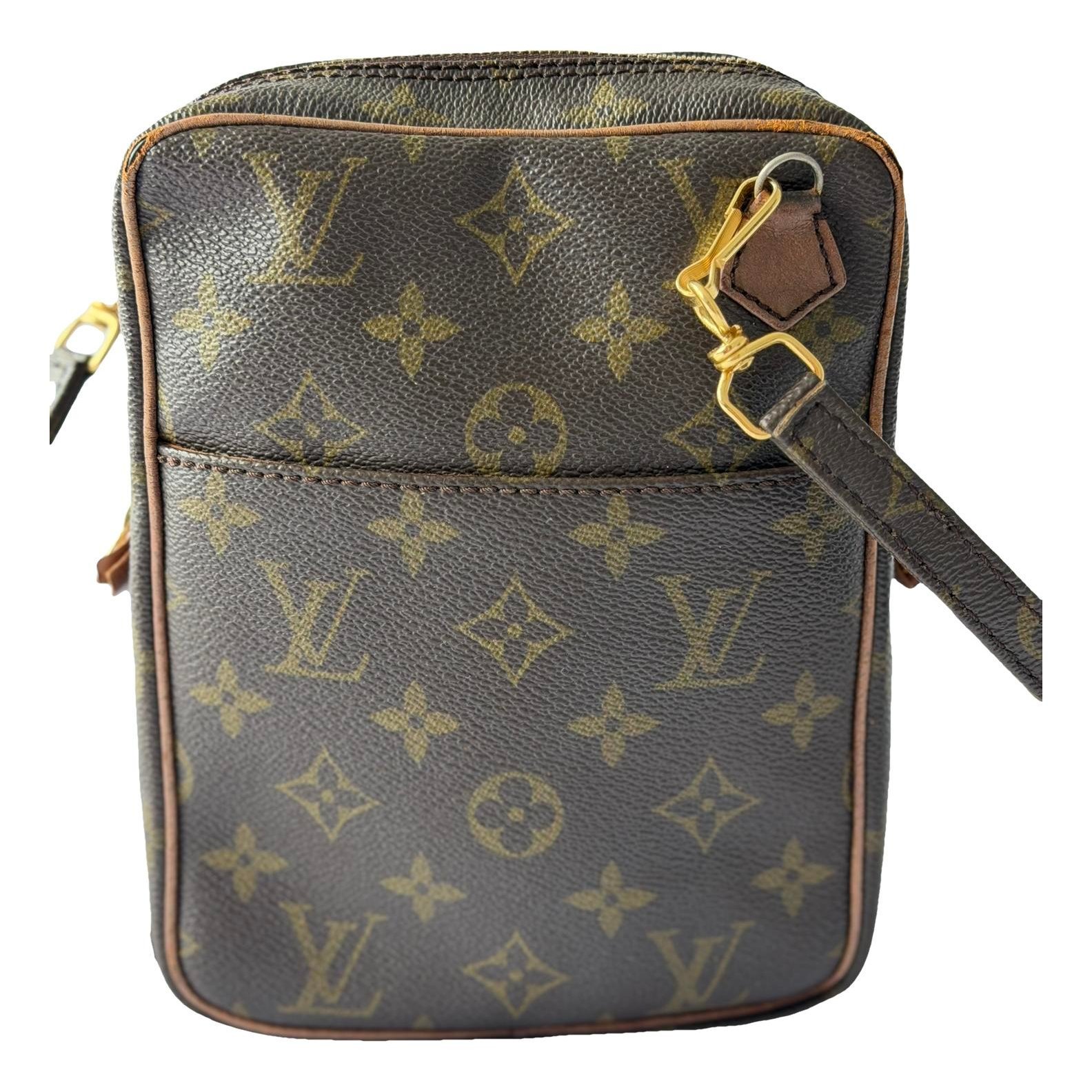 Danube leather crossbody bag