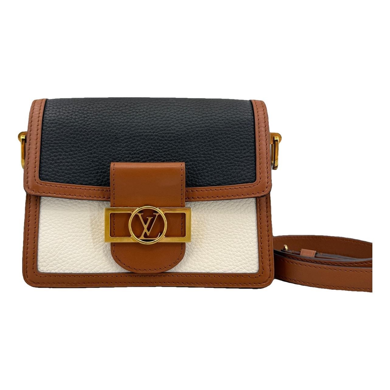 Dauphine leather handbag