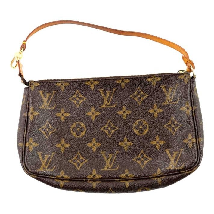 Leather clutch bag