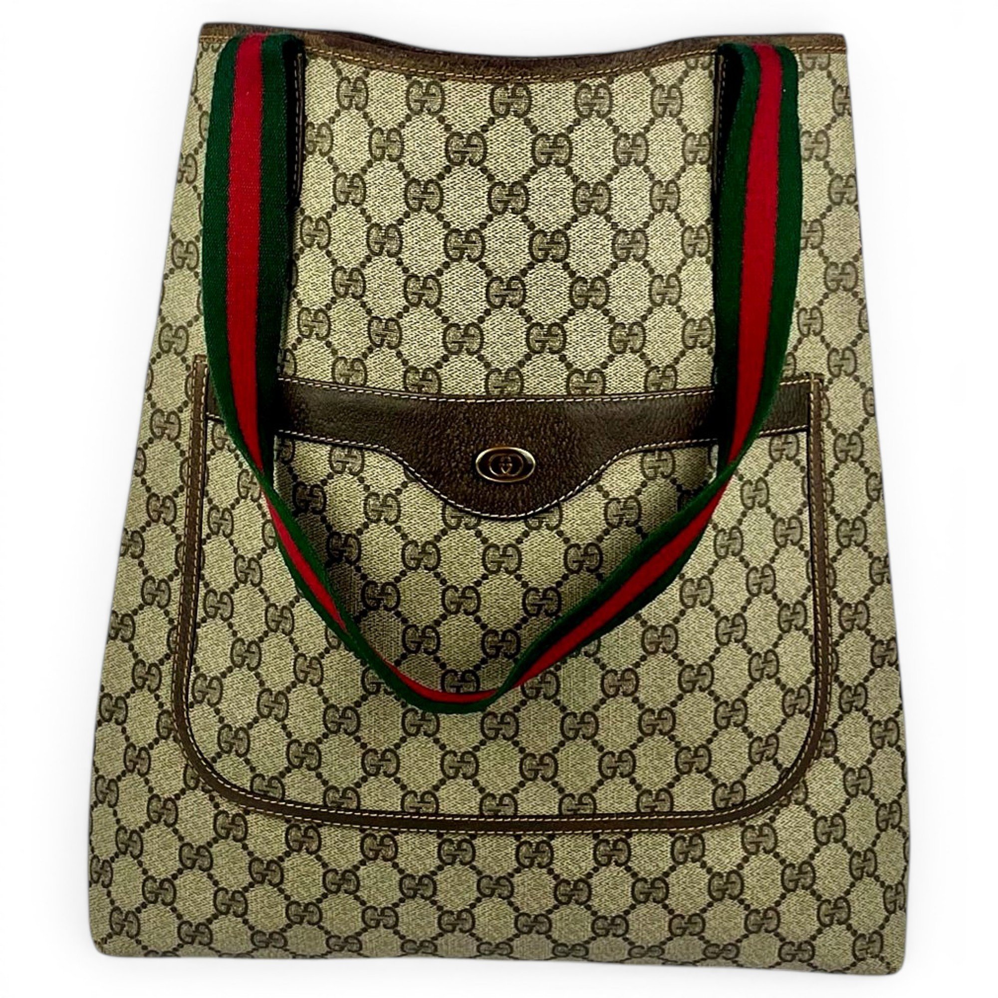 Leather tote