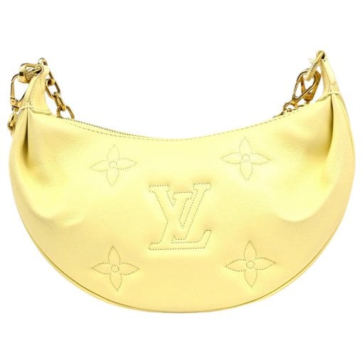 Moon pochette leather handbag