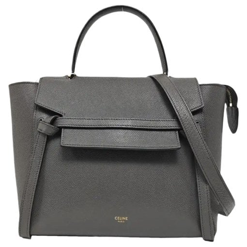 Belt leather crossbody bag