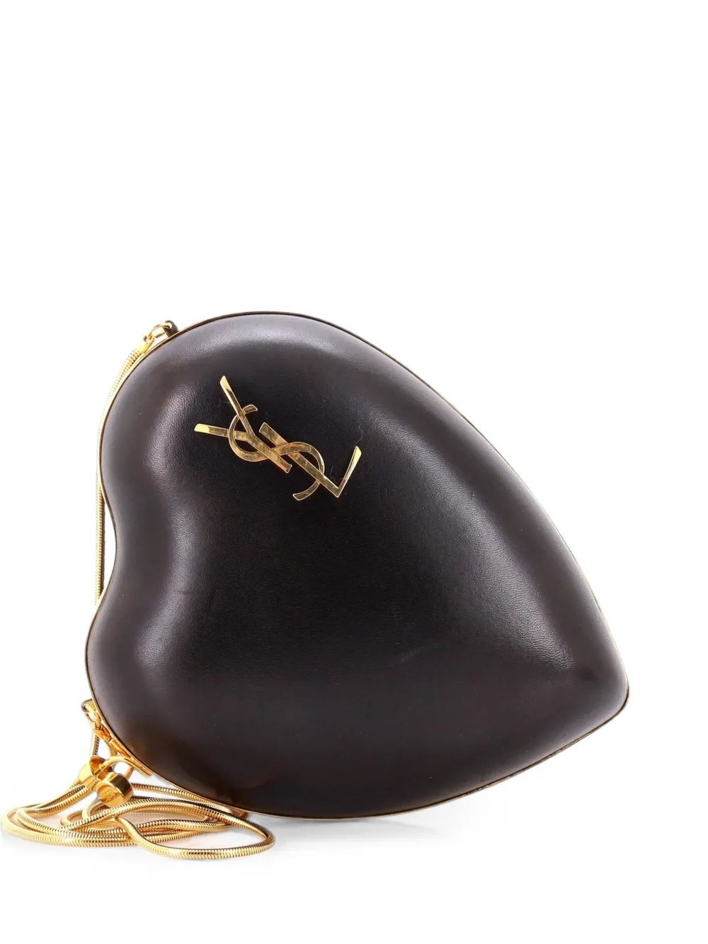 Love Heart Chain Box Leather Small clutch bag