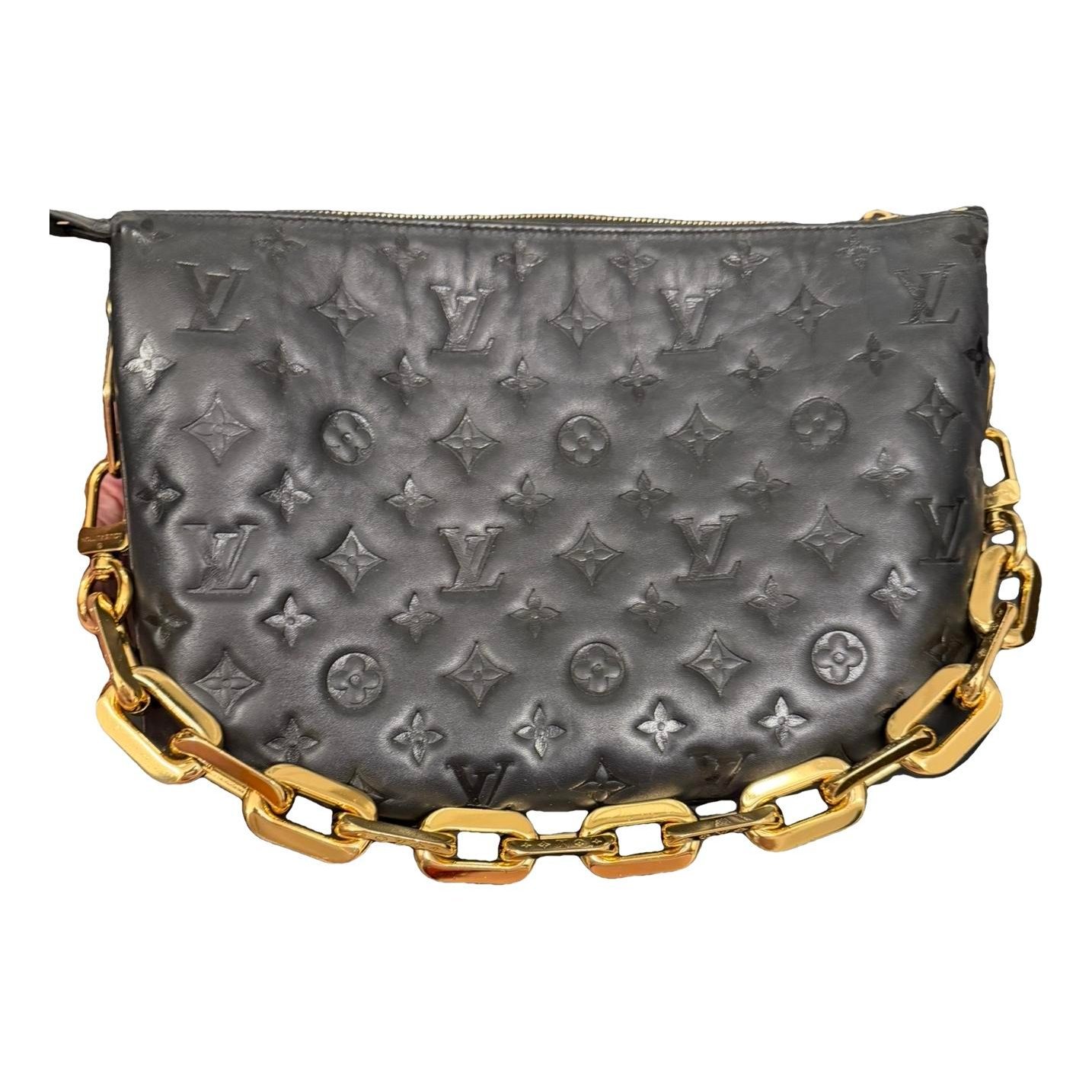 Coussin leather handbag