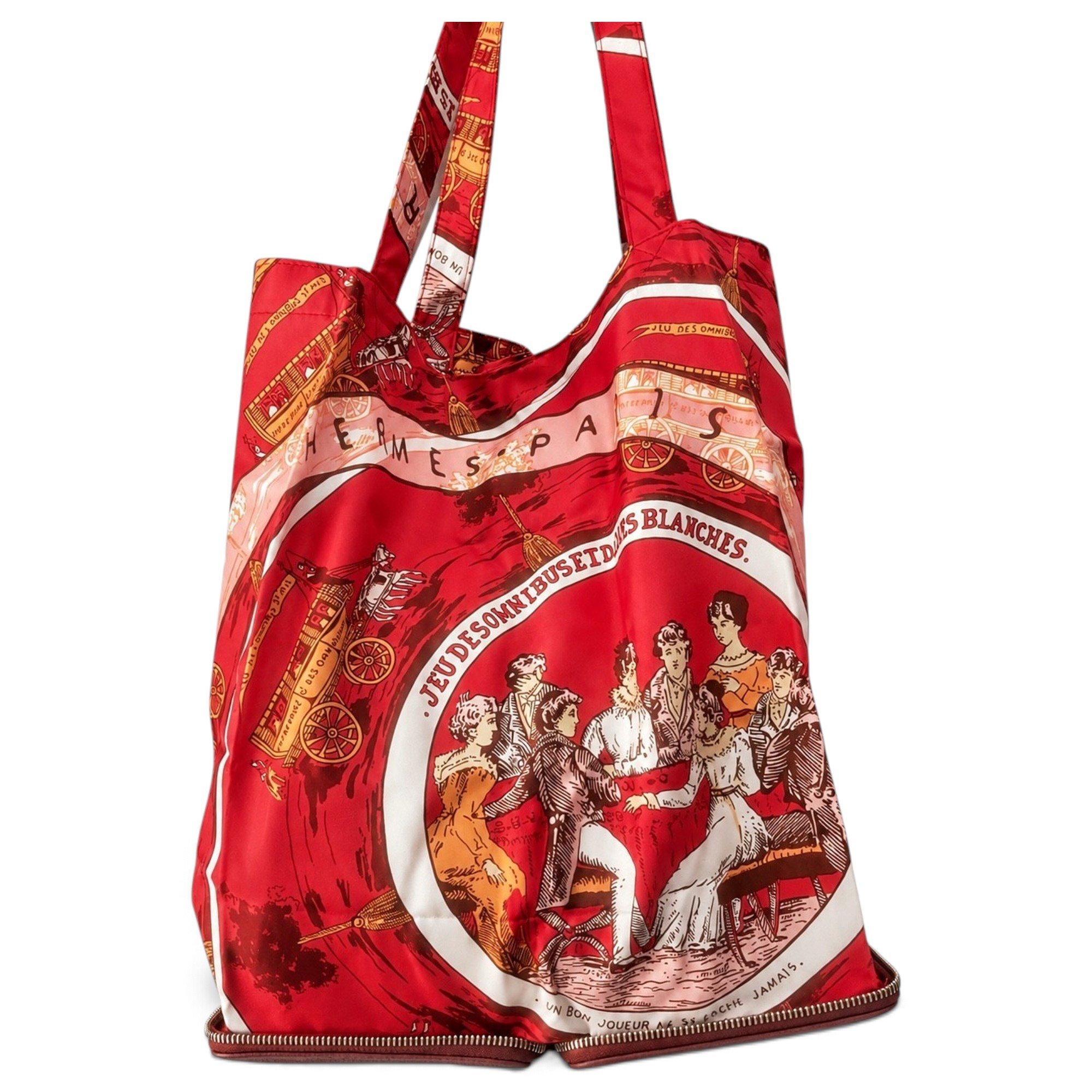 Silky Pop silk tote