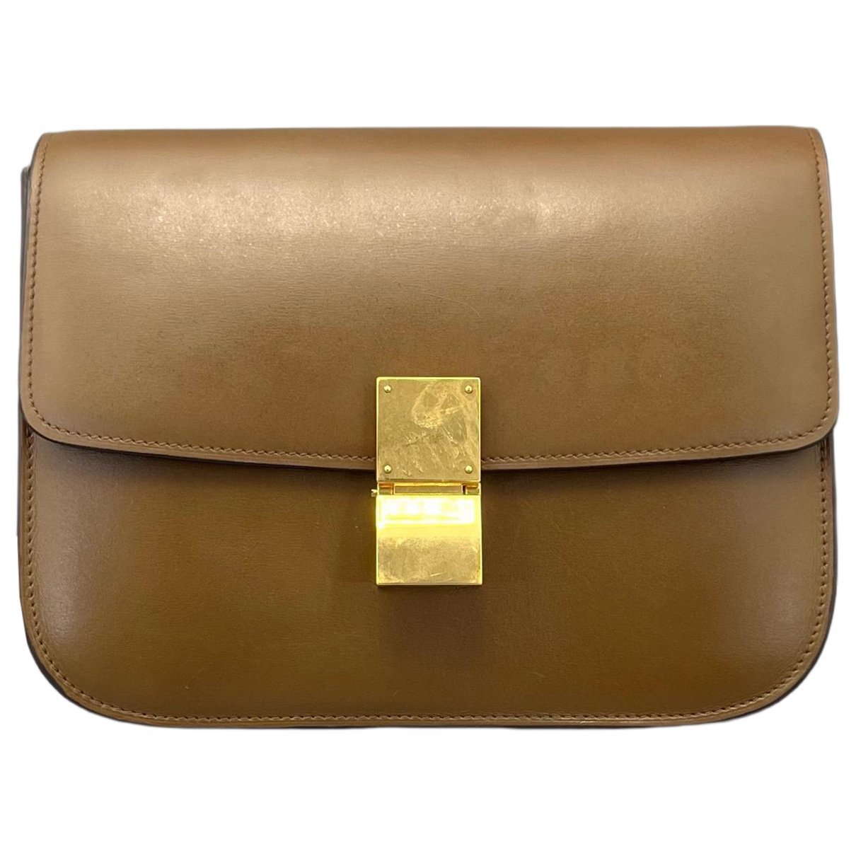 Classic leather crossbody bag