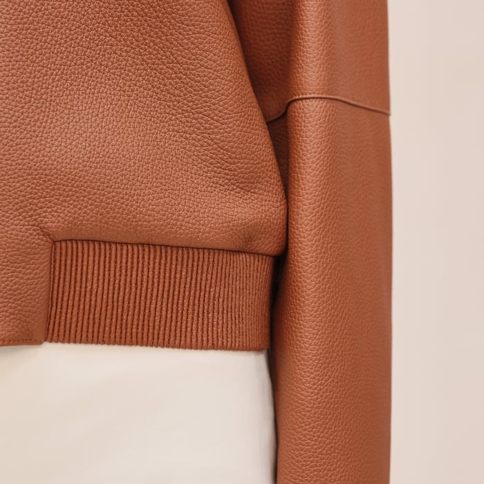 Marron Fauve Short Jacket