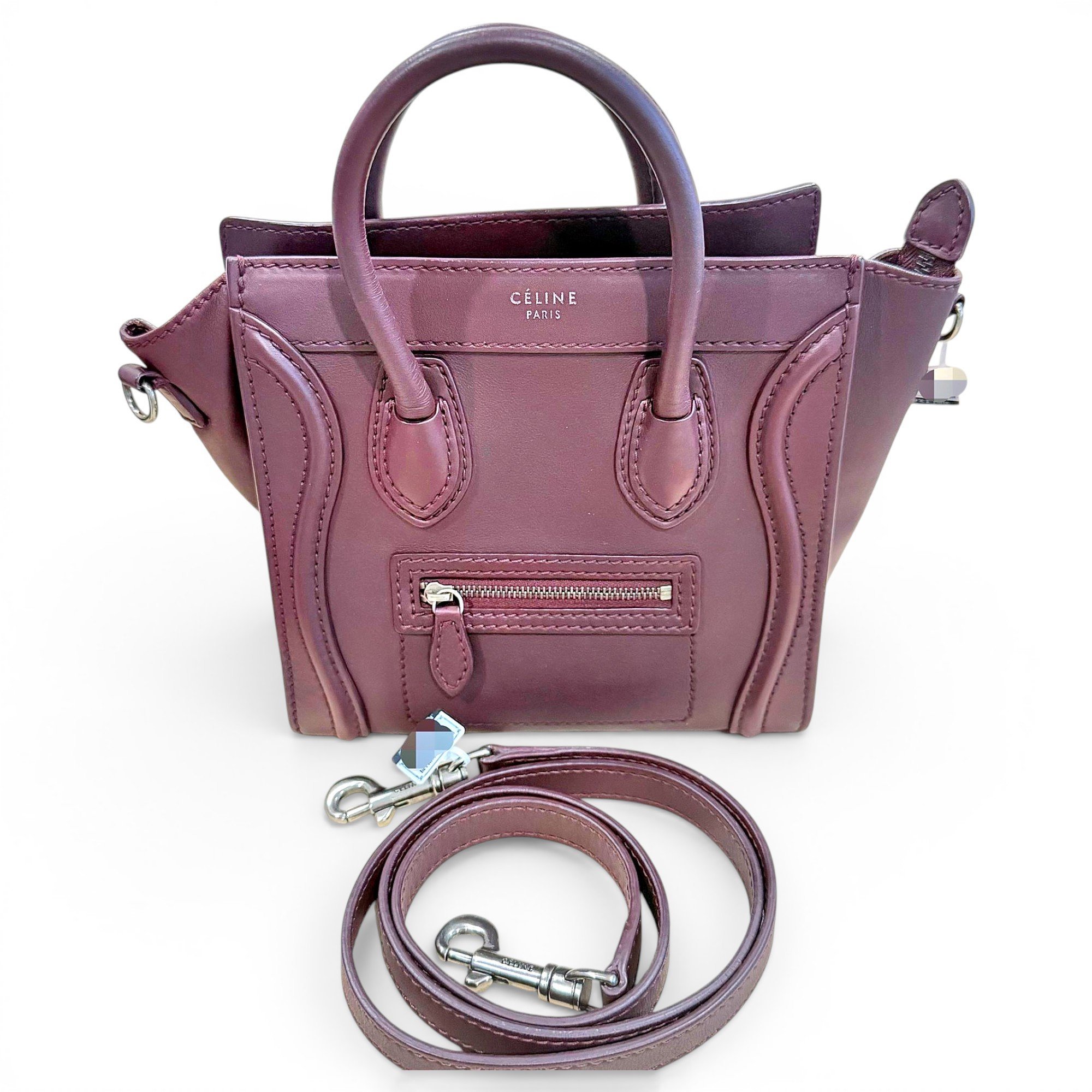 Nano Luggage leather handbag