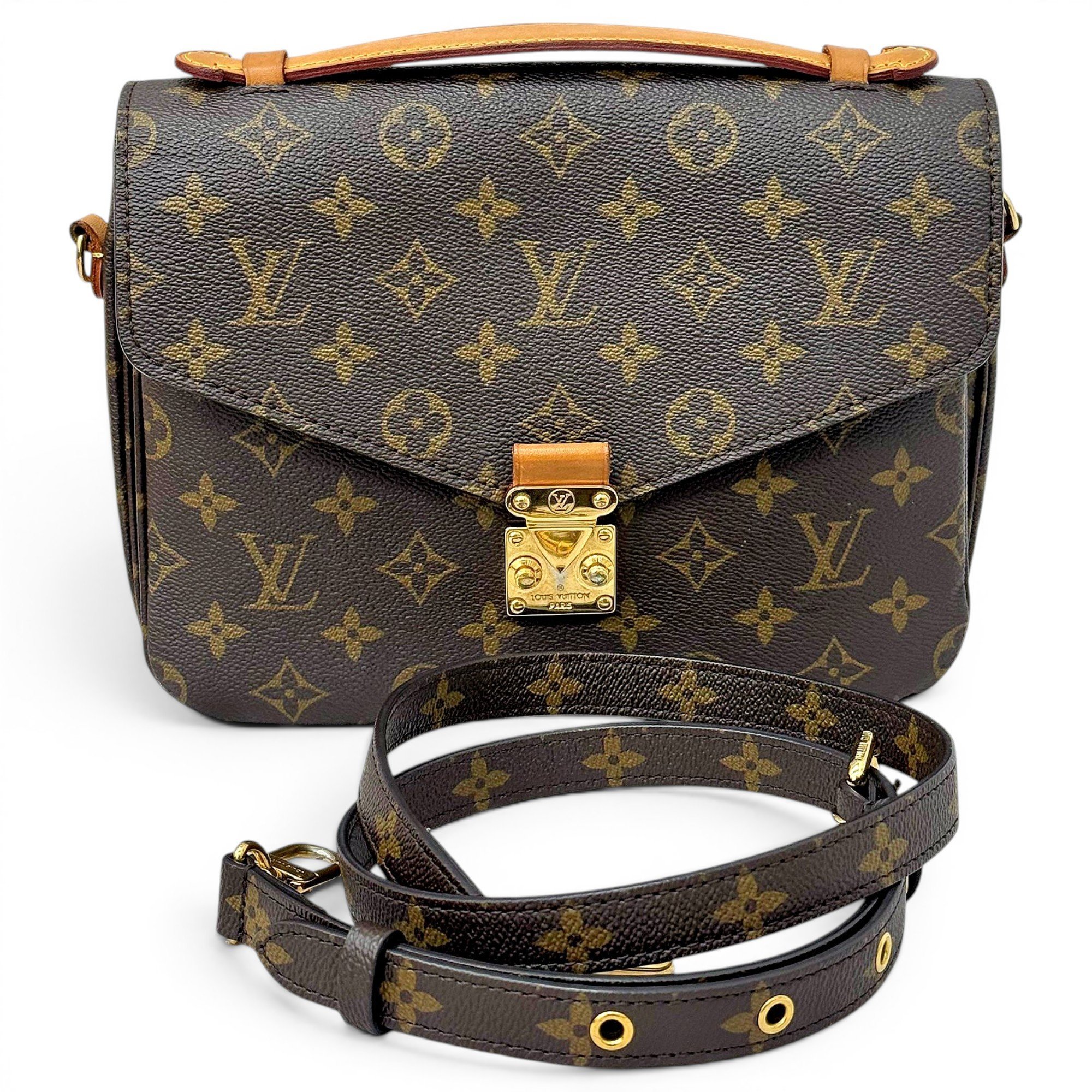 Metis leather handbag