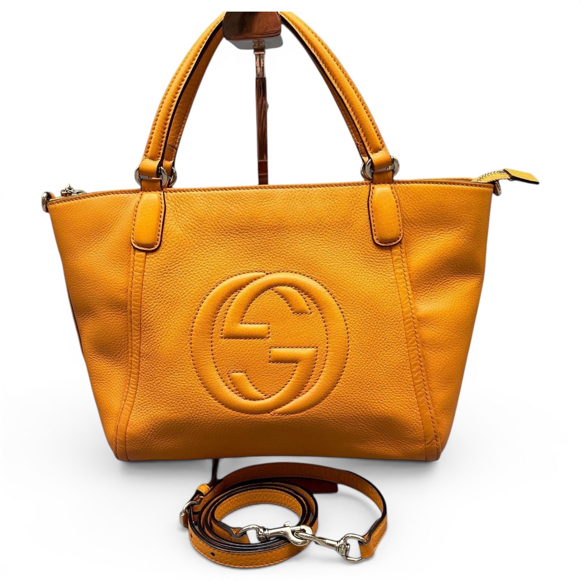 Leather tote