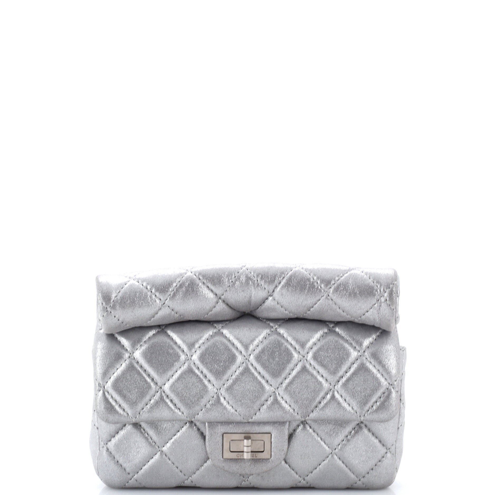 Reissue Roll Clutch Quilted Iridescent Calfskin Mini
