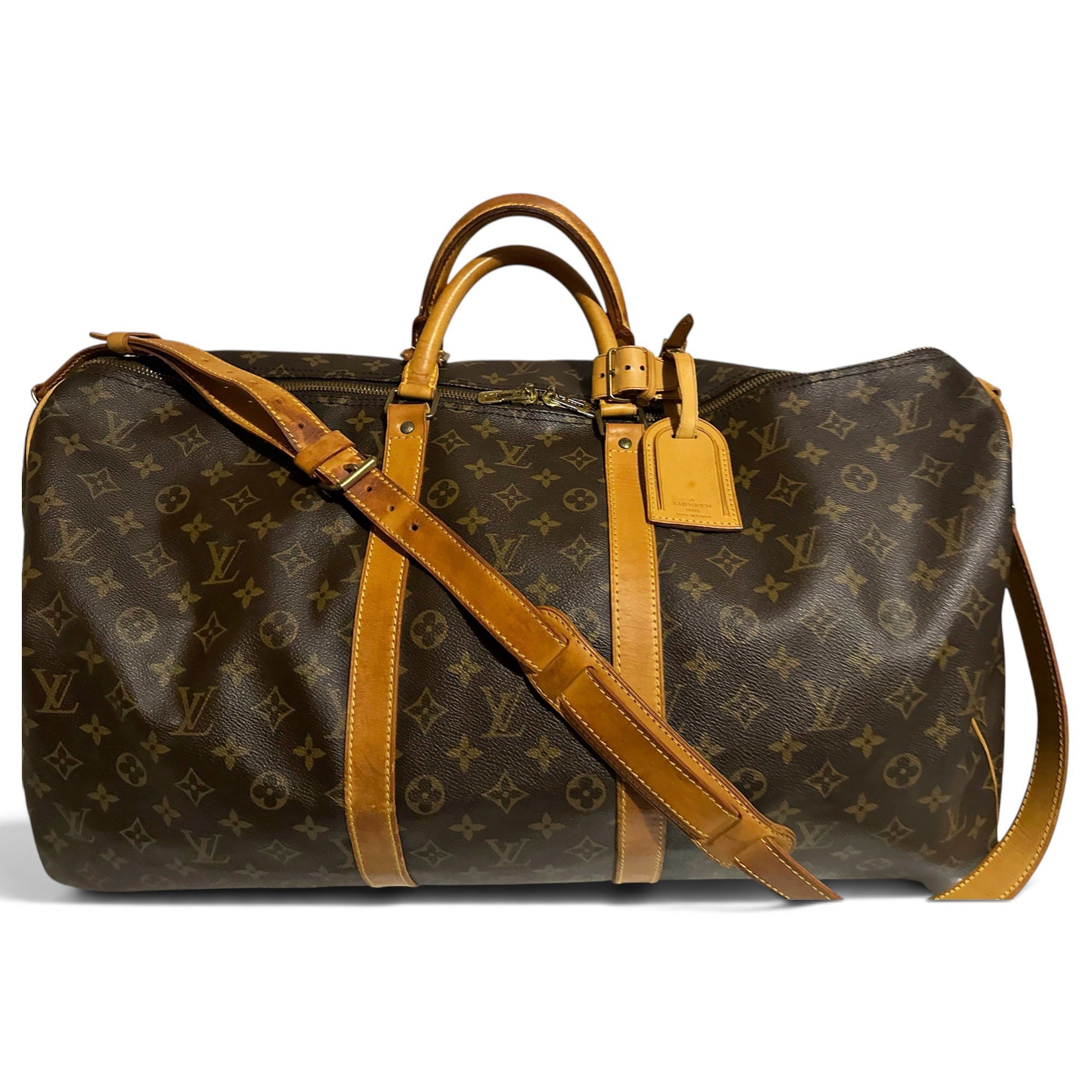 Louis Vuitton Keepall leather 48h bag