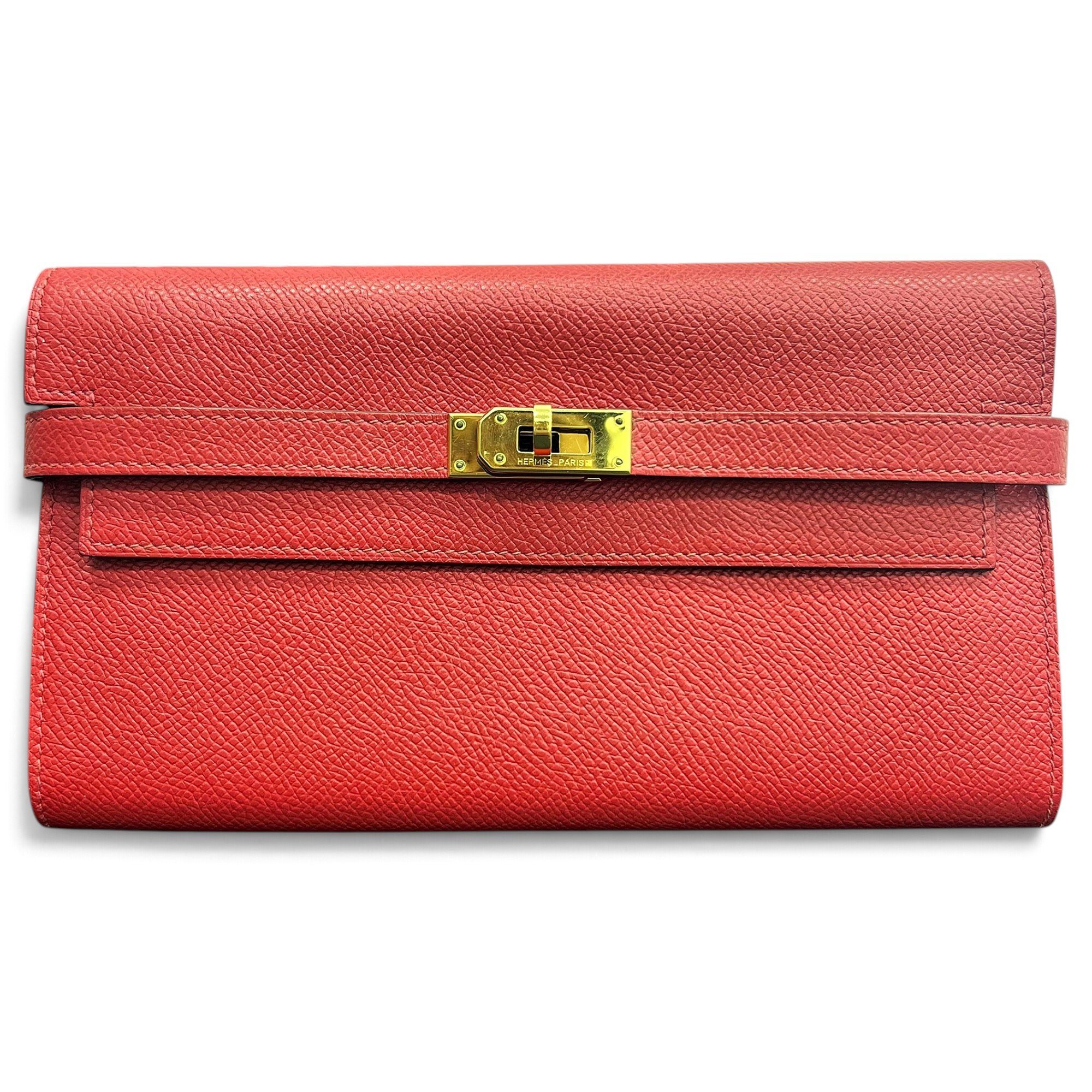 Kelly to go leather clutch bag