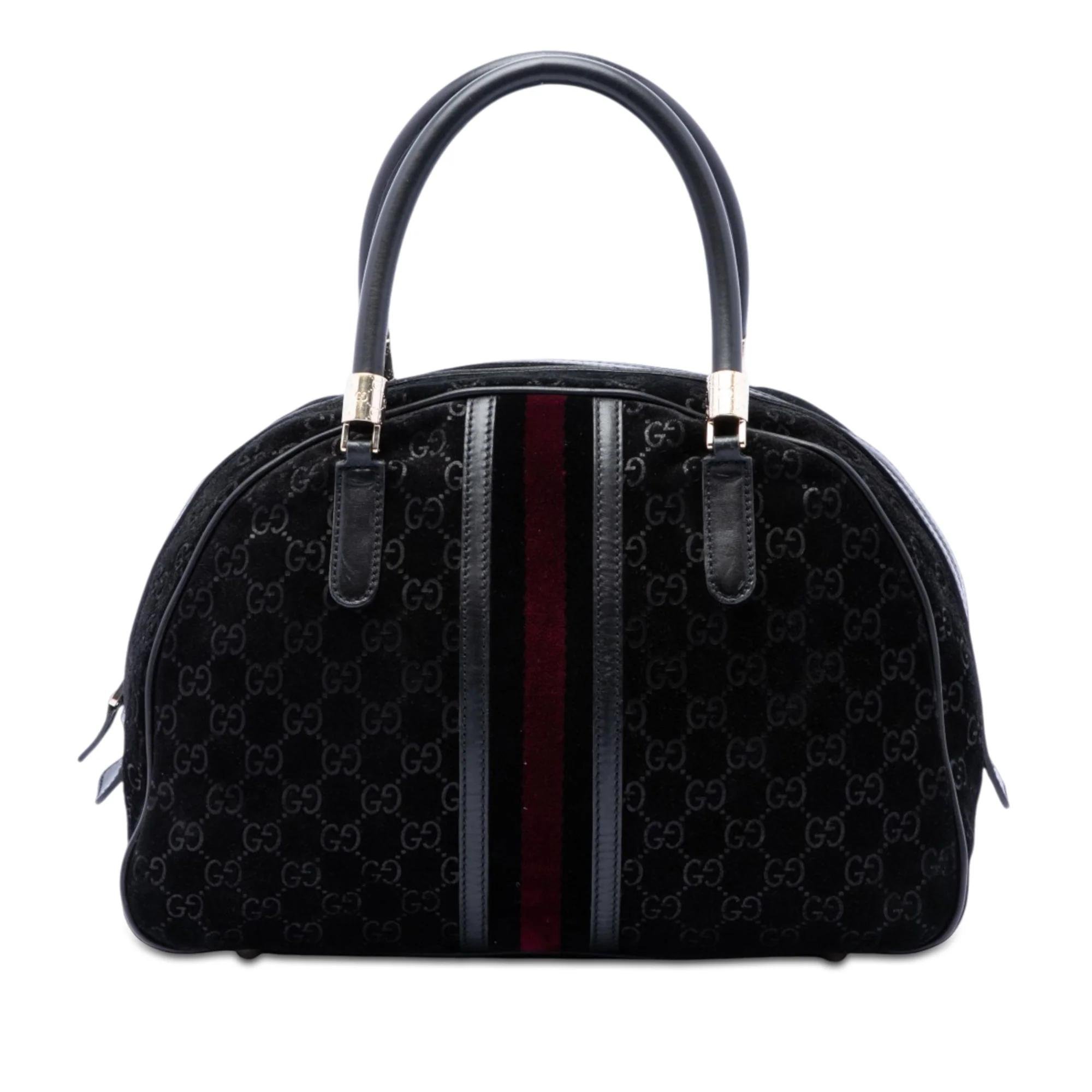 Dôme leather handbag