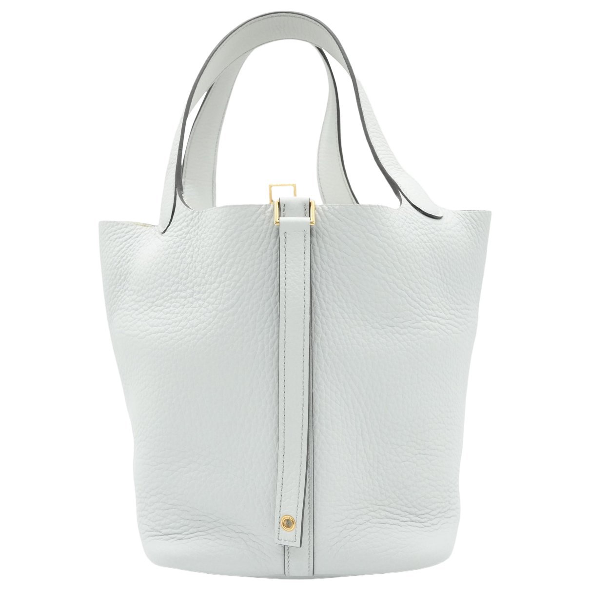 Picotin leather tote