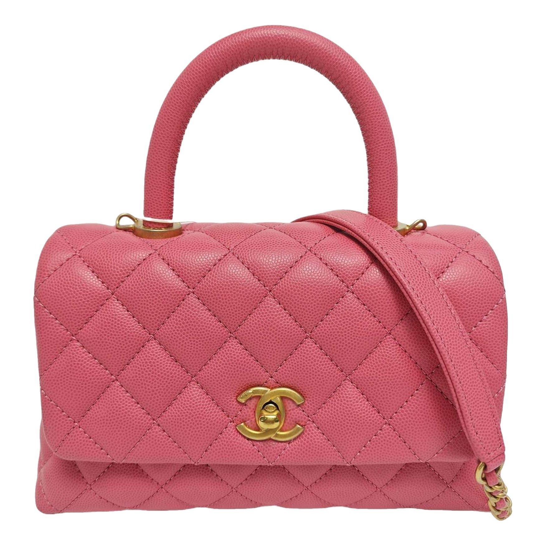 Coco Handle leather handbag