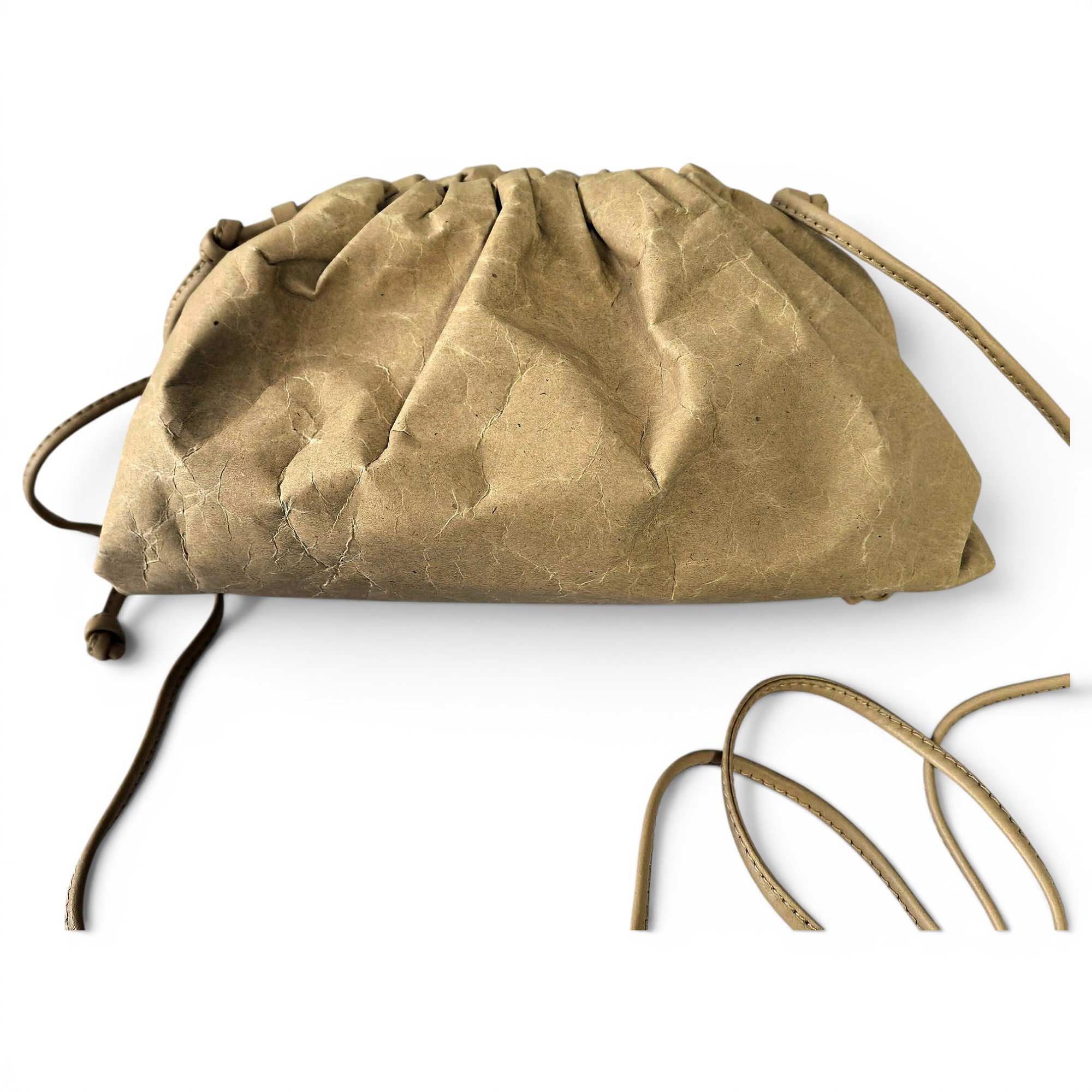 Pouch leather handbag